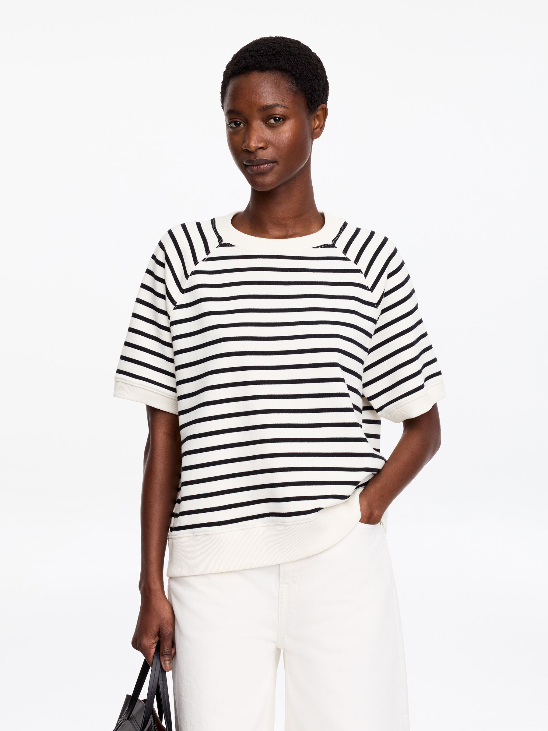 French Terry Sweatshirt-#E9E4DA-19414