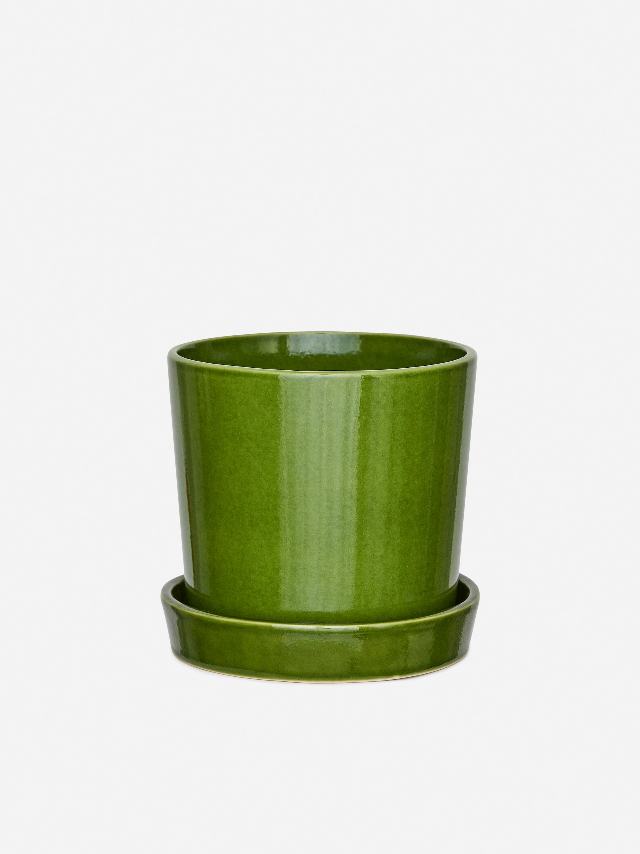 Größeres Bild anzeigen: Blumentopf aus Steingut, 18 cm - Grün - Home All | H&M AT 1