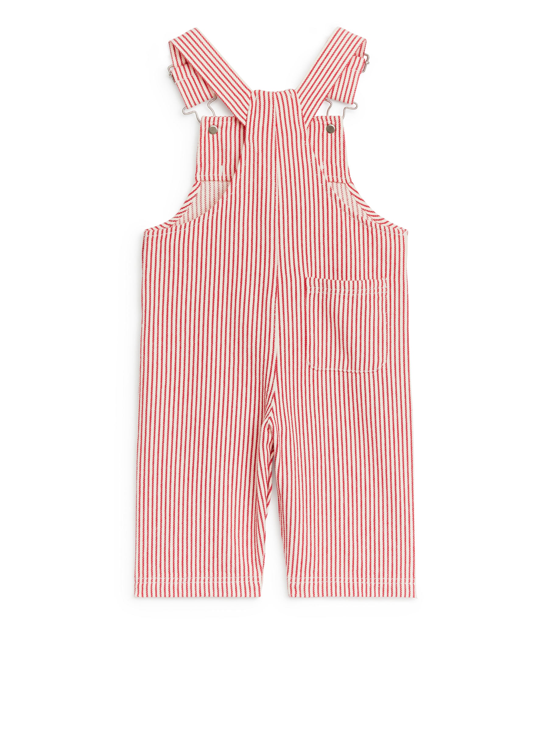 Latzhose mit Hickory-Streifen - Rot/Weiß - Regular Fit - Kinder - StillMedia/DescriptiveStillLife - 3