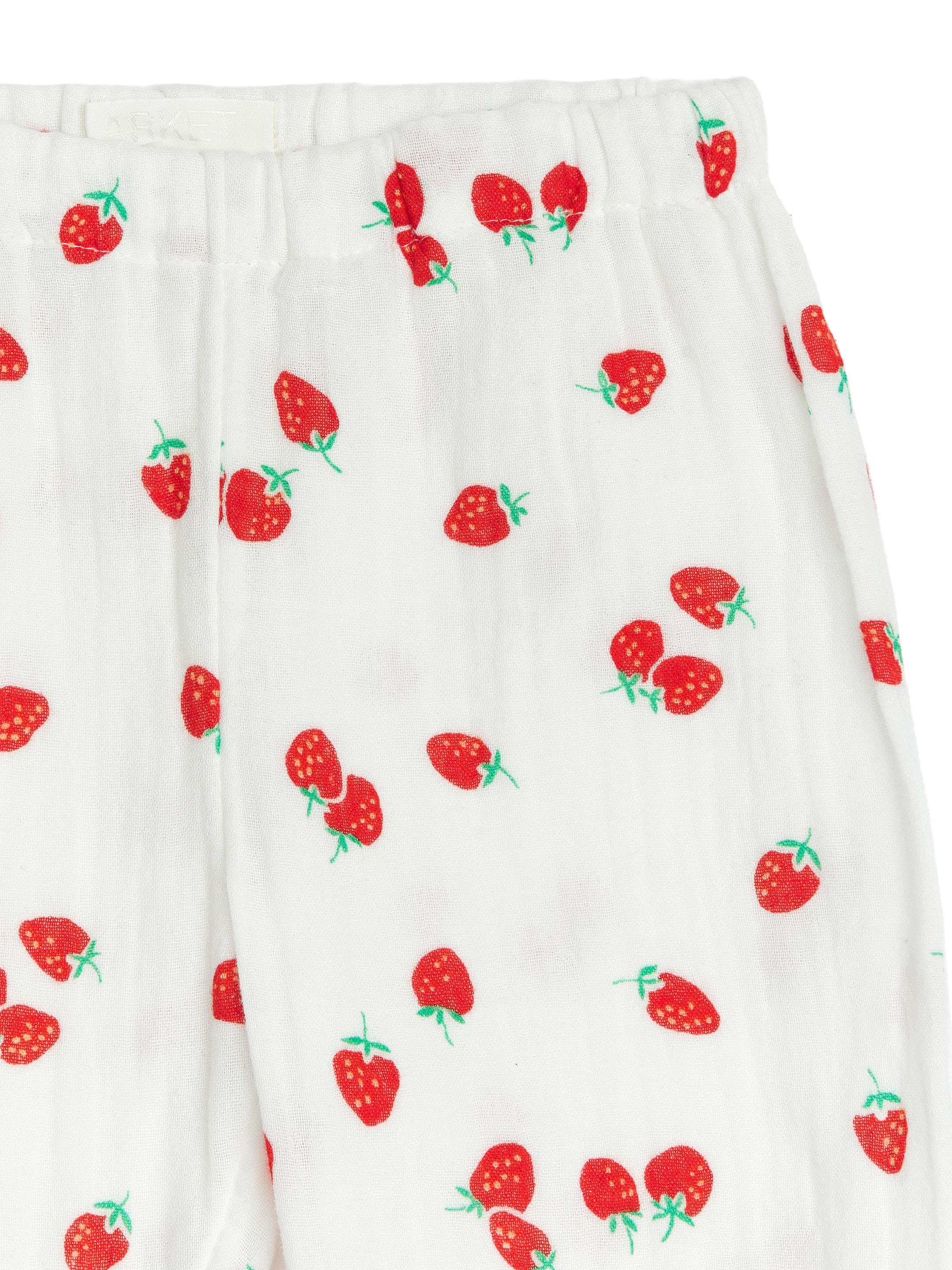 Visa större bild: Byxor i bomullsmuslin - Vit - BARN | H&M SE 3
