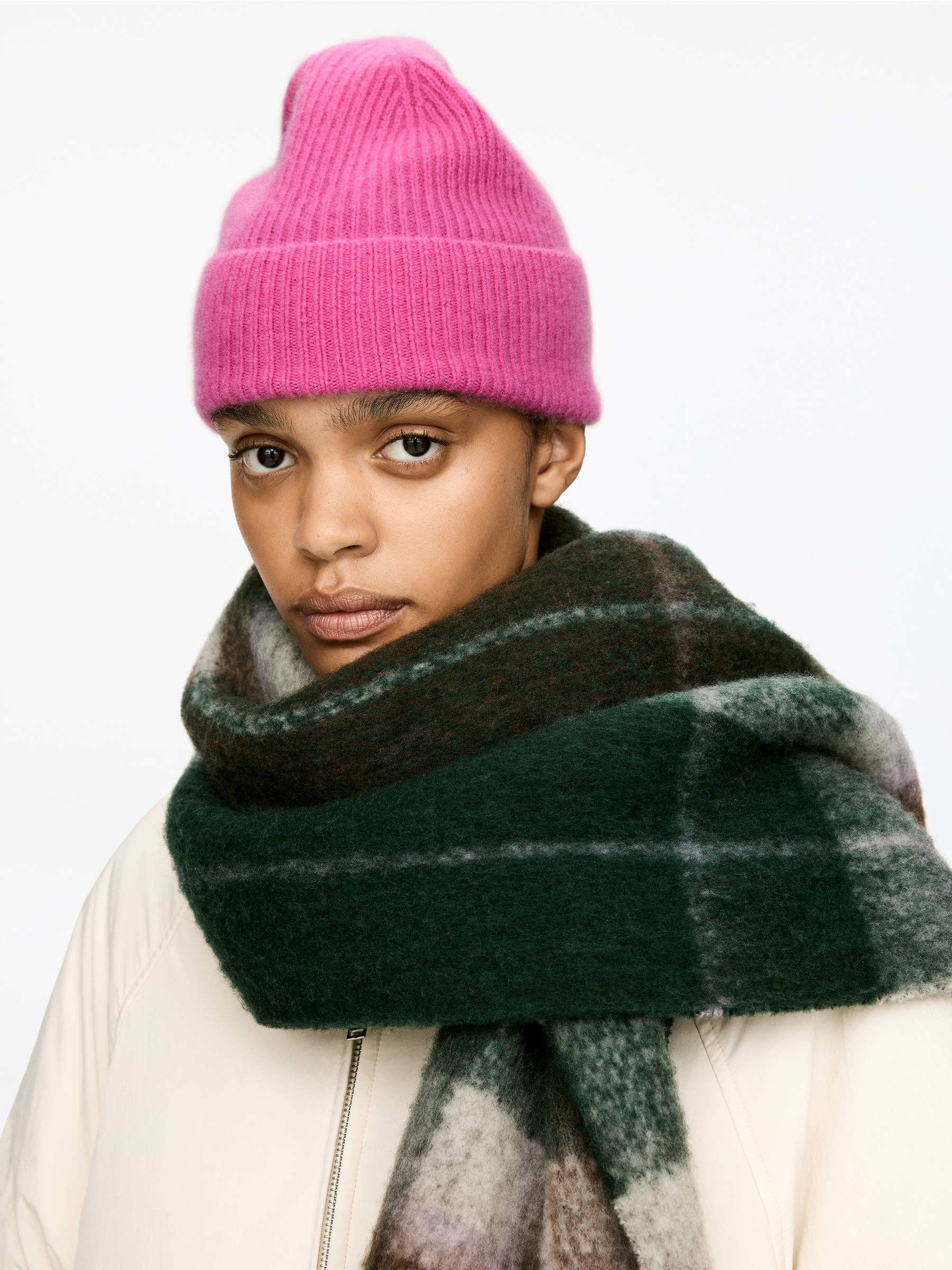 Cashmere Beanie-#CF6F9C-16854