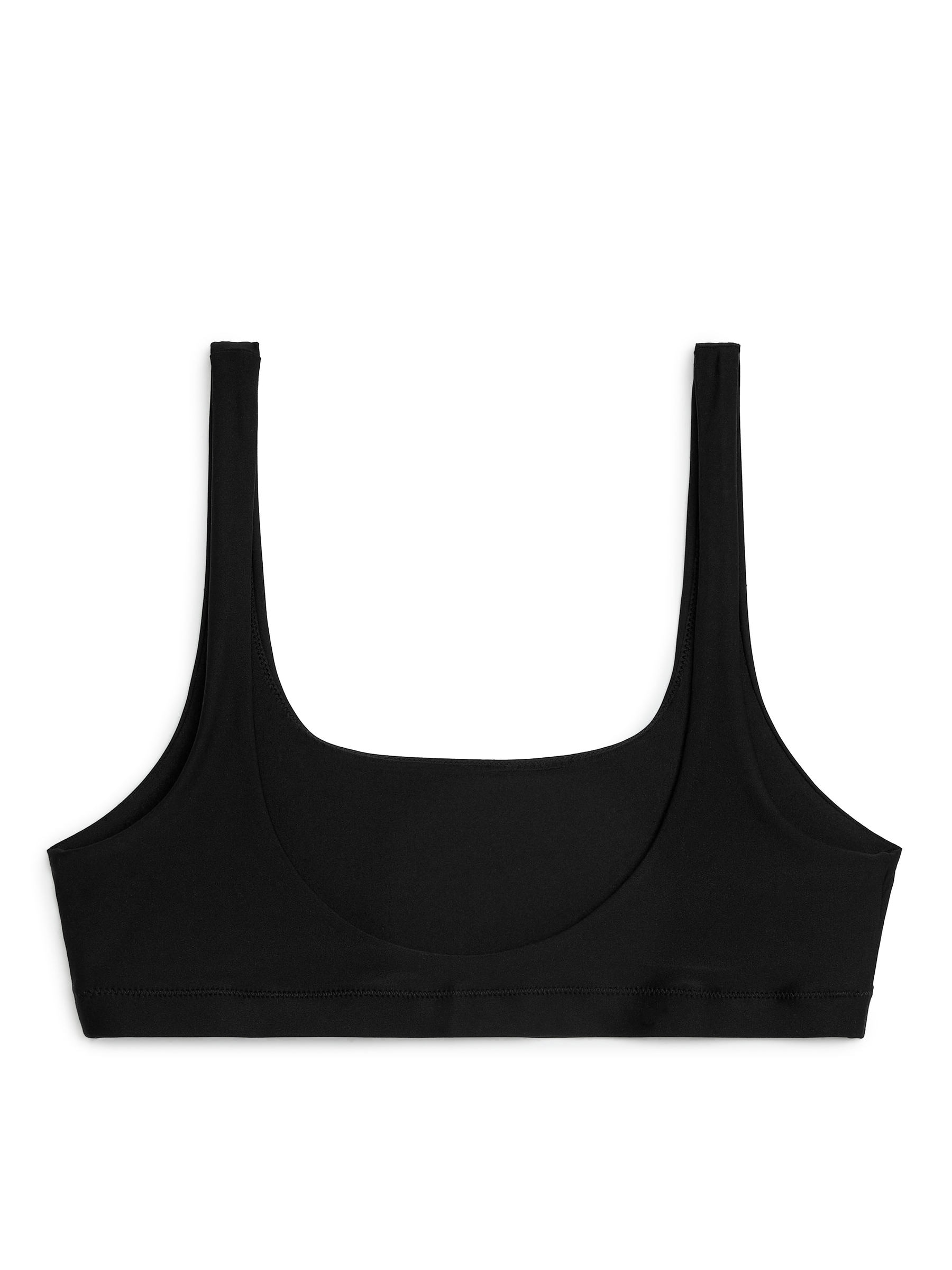 Scoop-Back Bikini Top - Black - Women - StillMedia/DescriptiveStillLife - 1