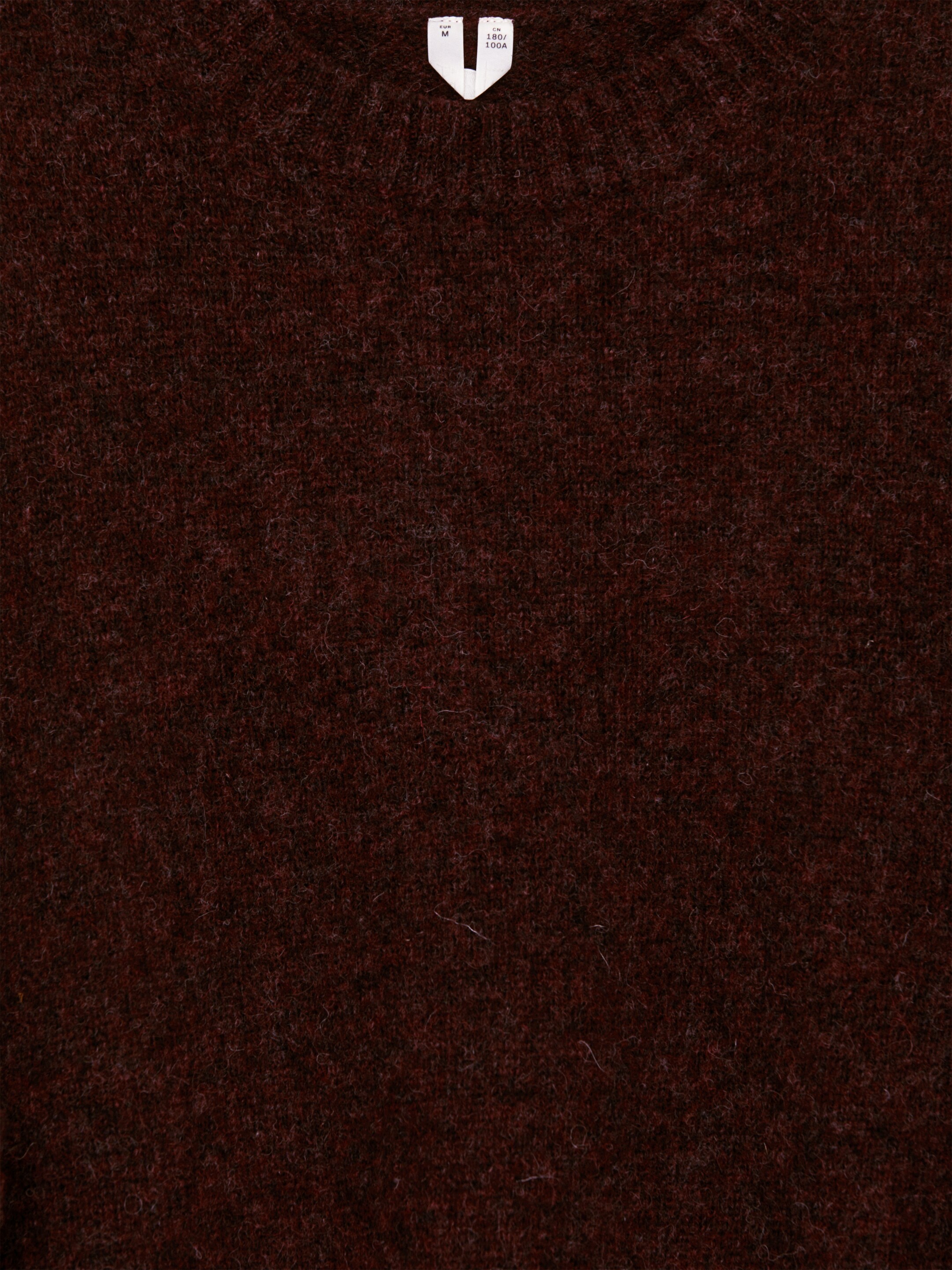 Vezi imaginea mai mare: Crew-Neck Wool Jumper - Burgundy - BĂRBAŢI | H&M RO 2