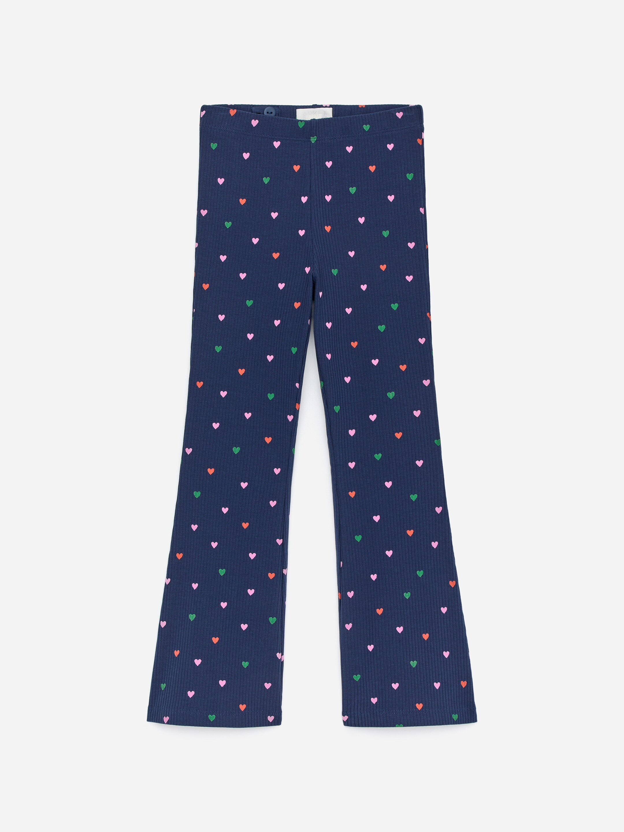 View larger image: Flared Rib Leggings - Blue/Multi Colour - Kids | H&M GB 1
