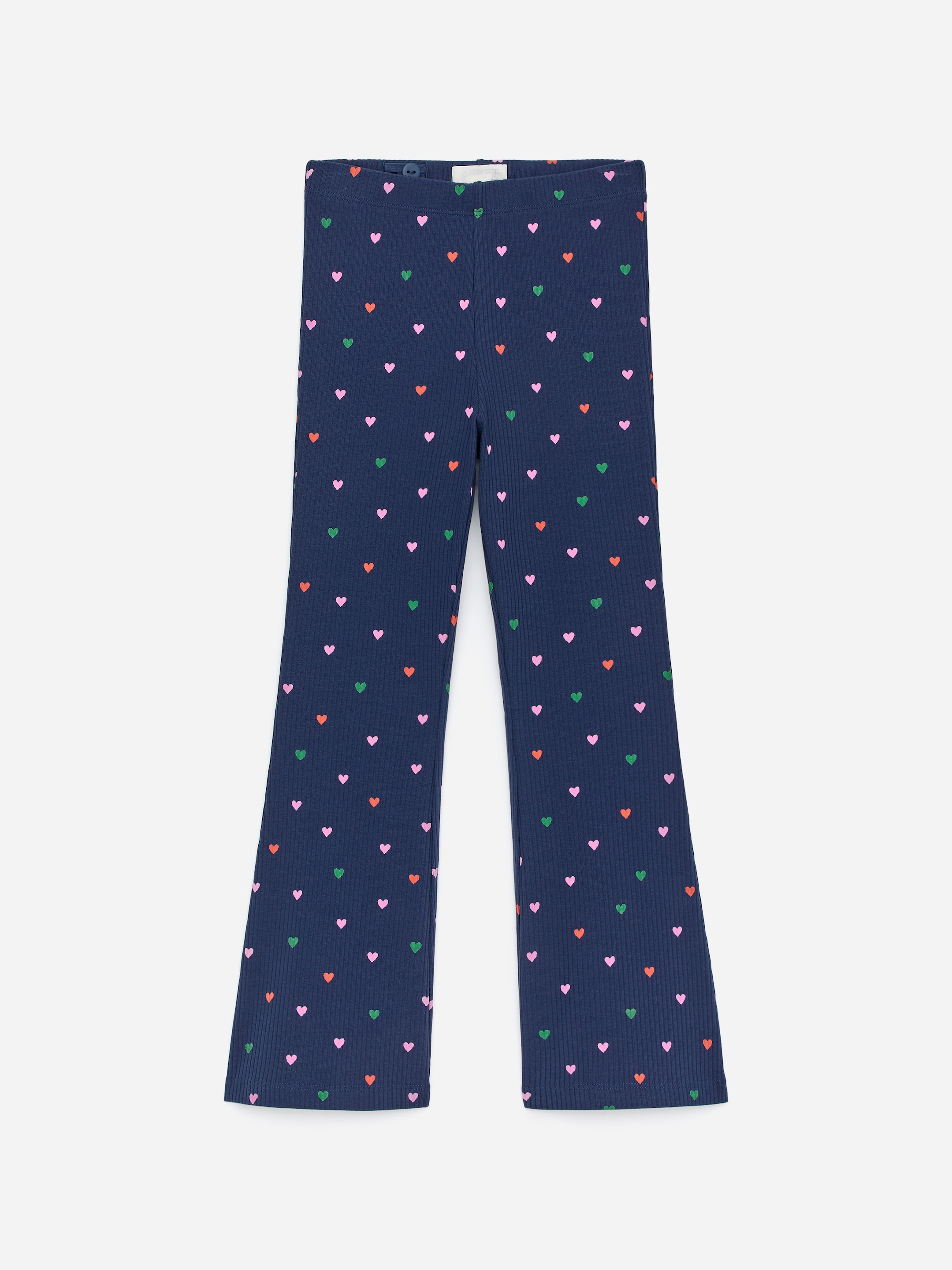 Flared Rib Leggings-#31344A-17860