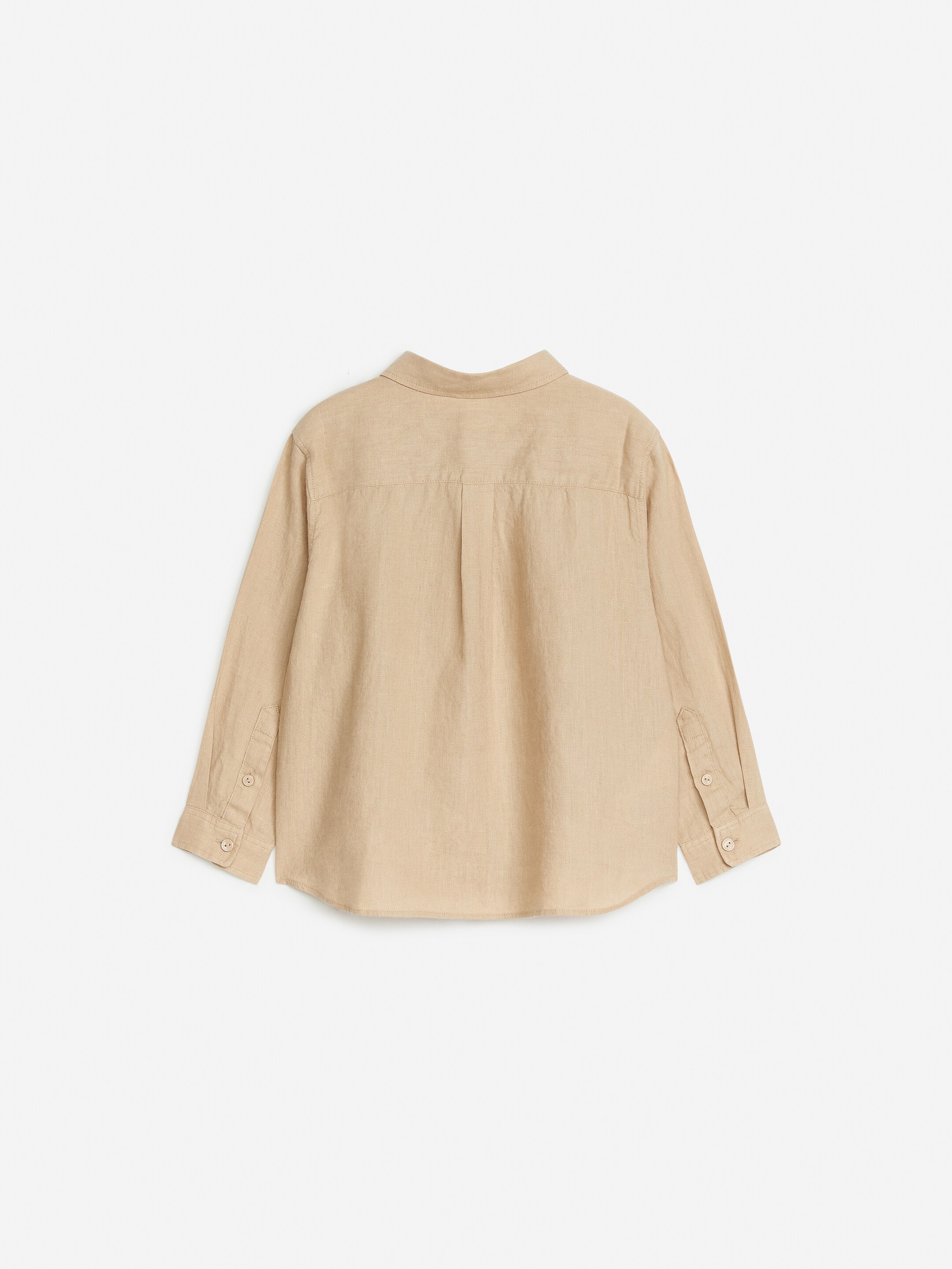 View larger image: Linen Shirt - Beige - Kids | H&M GB 2