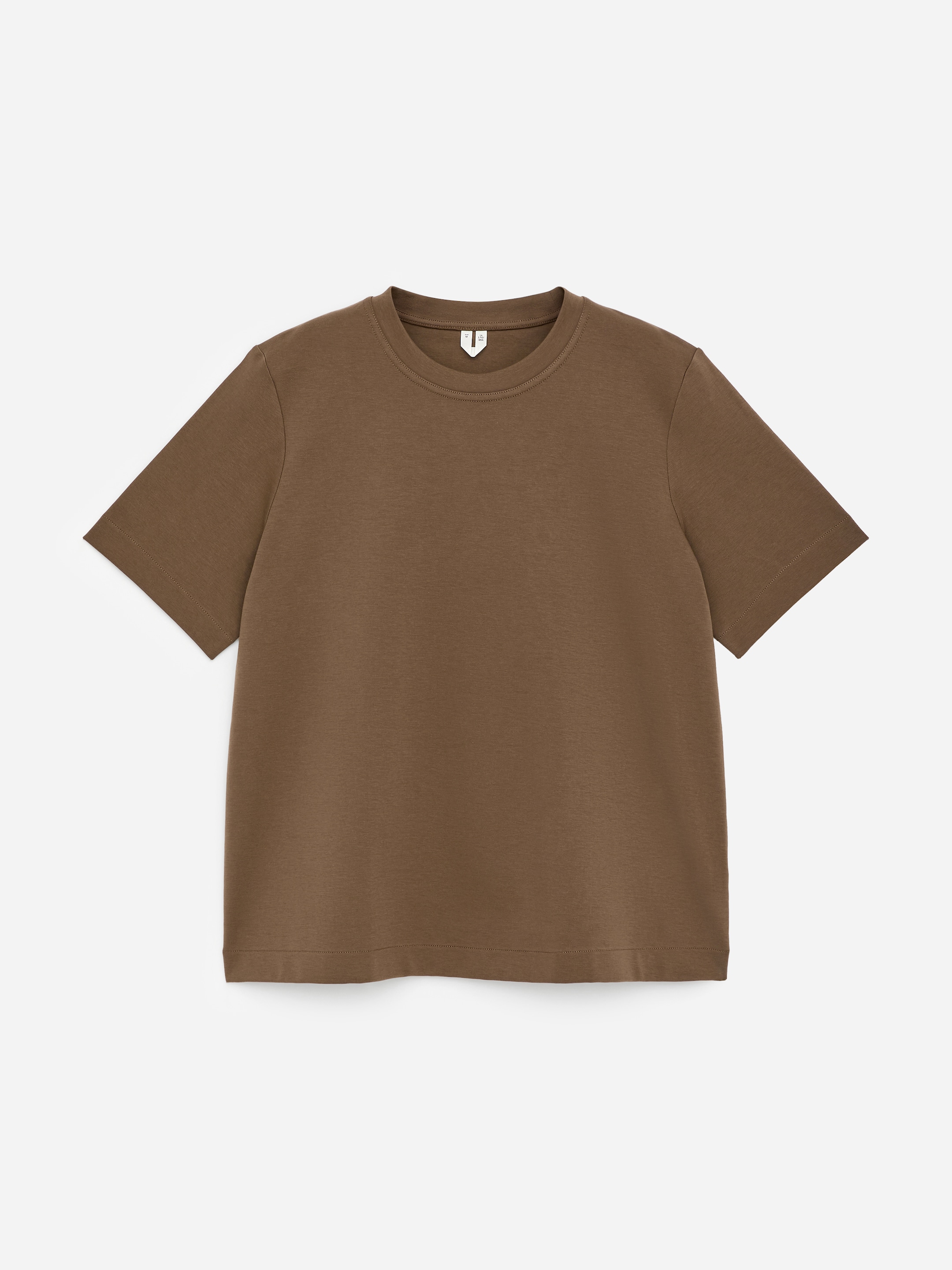 Signature Constructed T-Shirt-Brown-18153