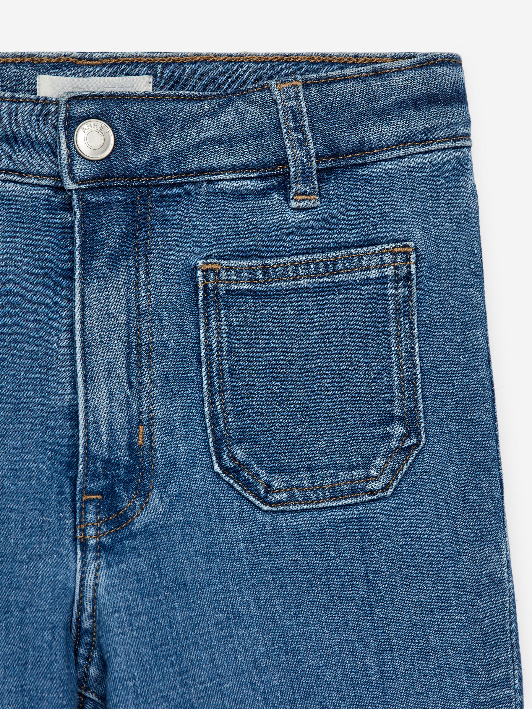 Flared Denim Trousers - Medium Blue - Regular fit - Children - StillMedia/DescriptiveDetail - 3