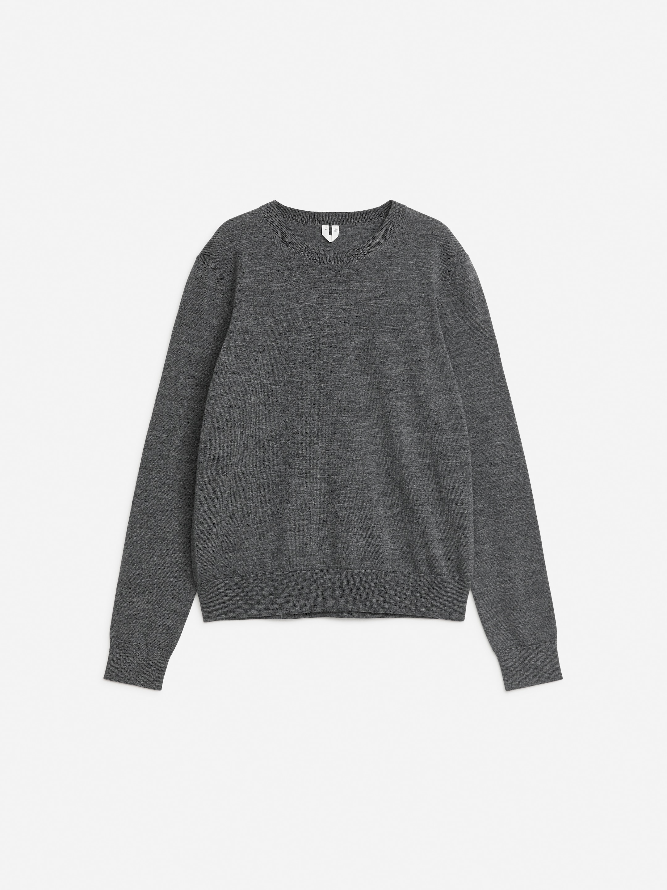 Agrandir l'image: Pull en laine mérinos en maille fine - Gris chiné - FEMME | H&M CH 1