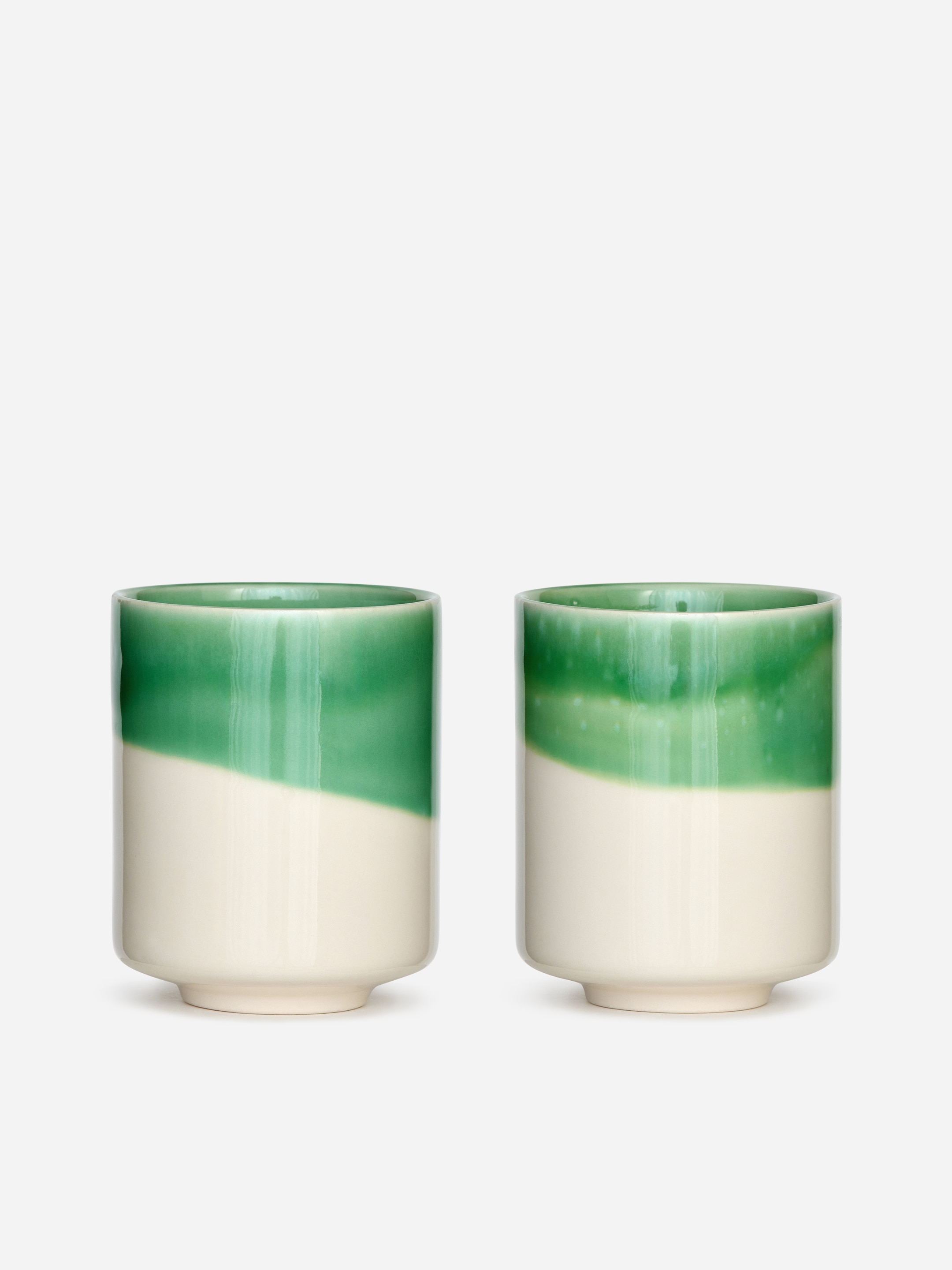Juego de 2 tazas de gres-#68a87b-19360