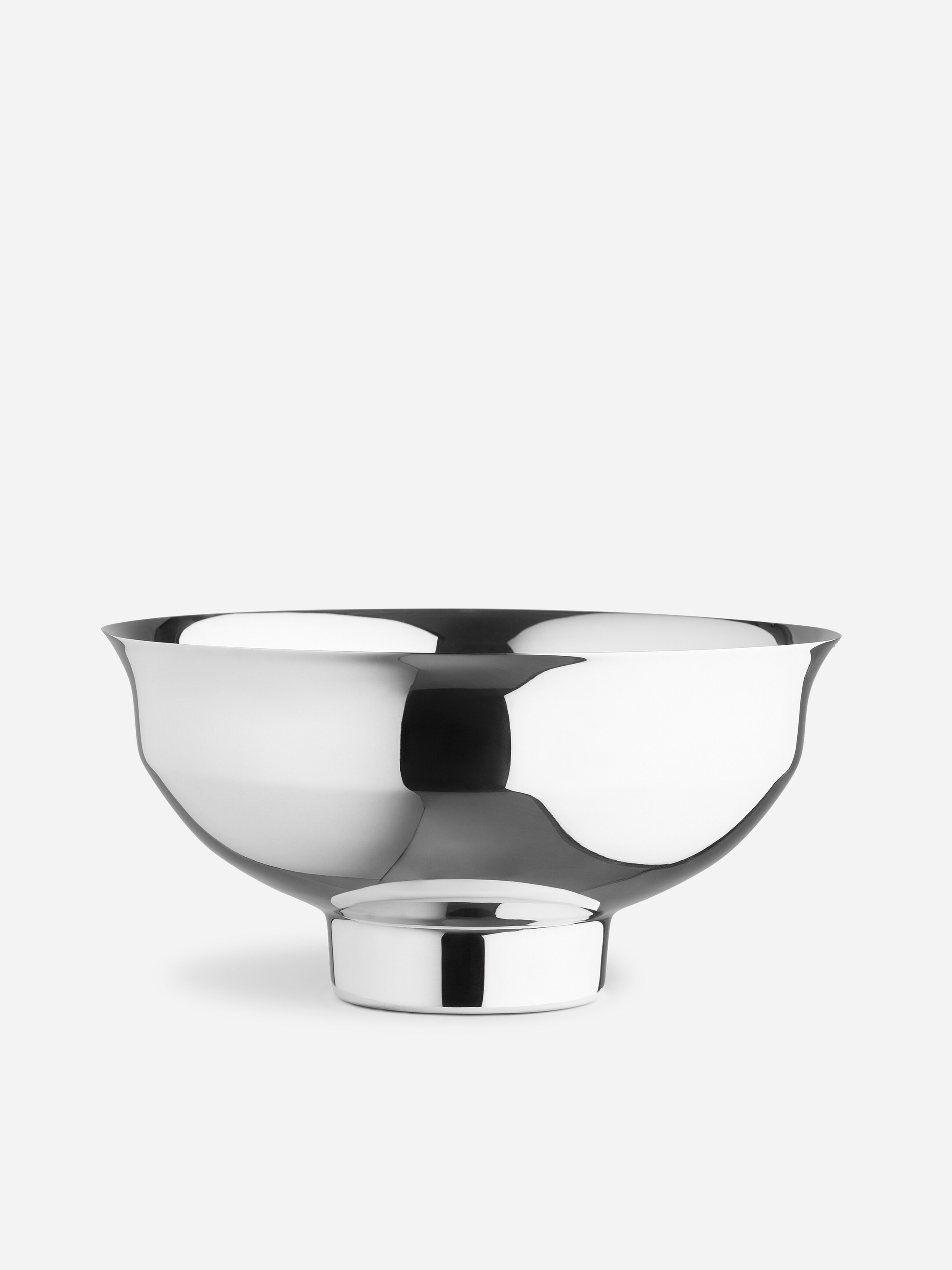 Stainless Steel Serving Bowl 22.5 cm-Silver-coloured-20517