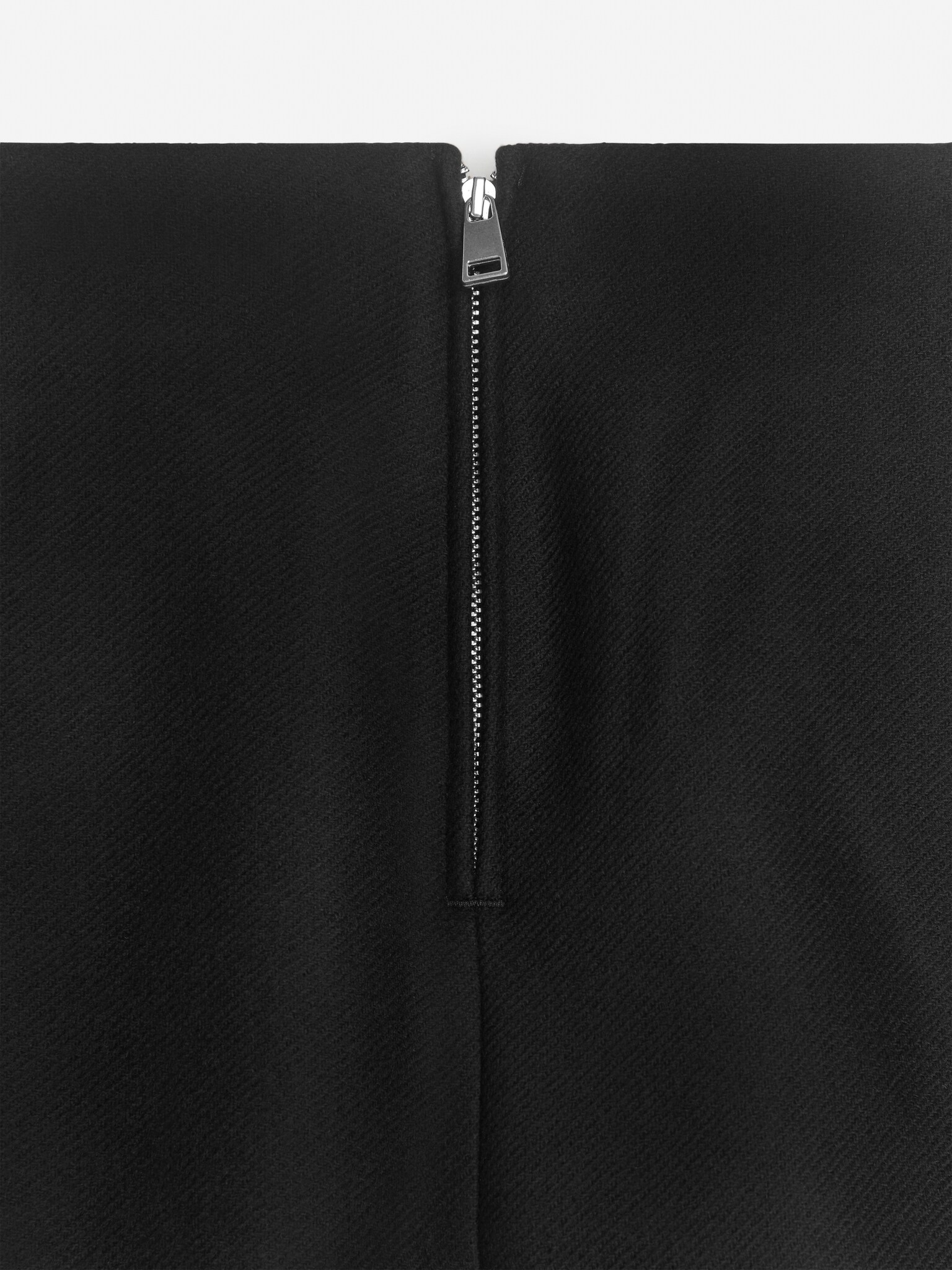 Minijupe en laine - Noir - 2