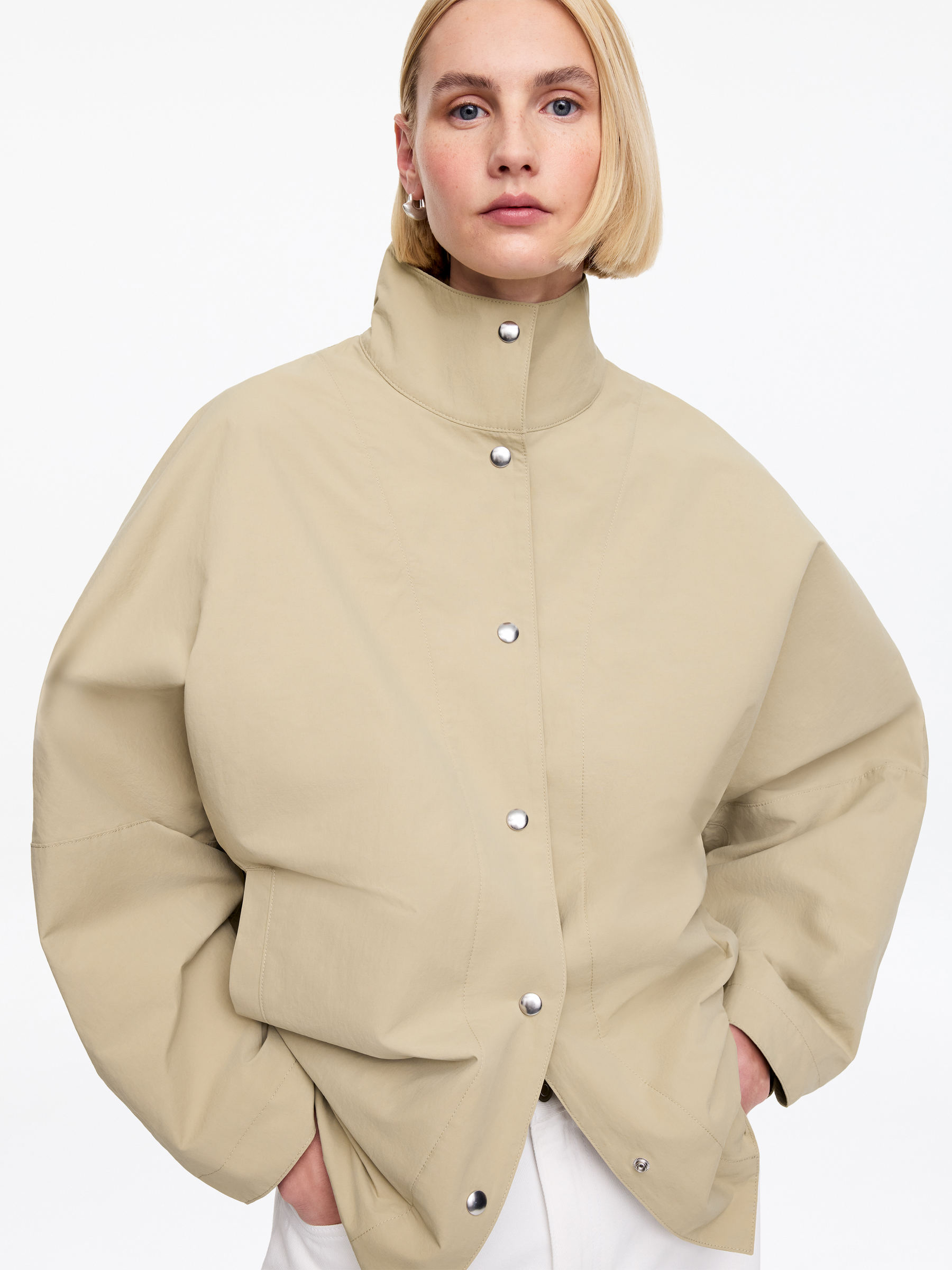 Giacca shell oversize - Beige - Oversize - Women - StillMedia/Lookbook - 5