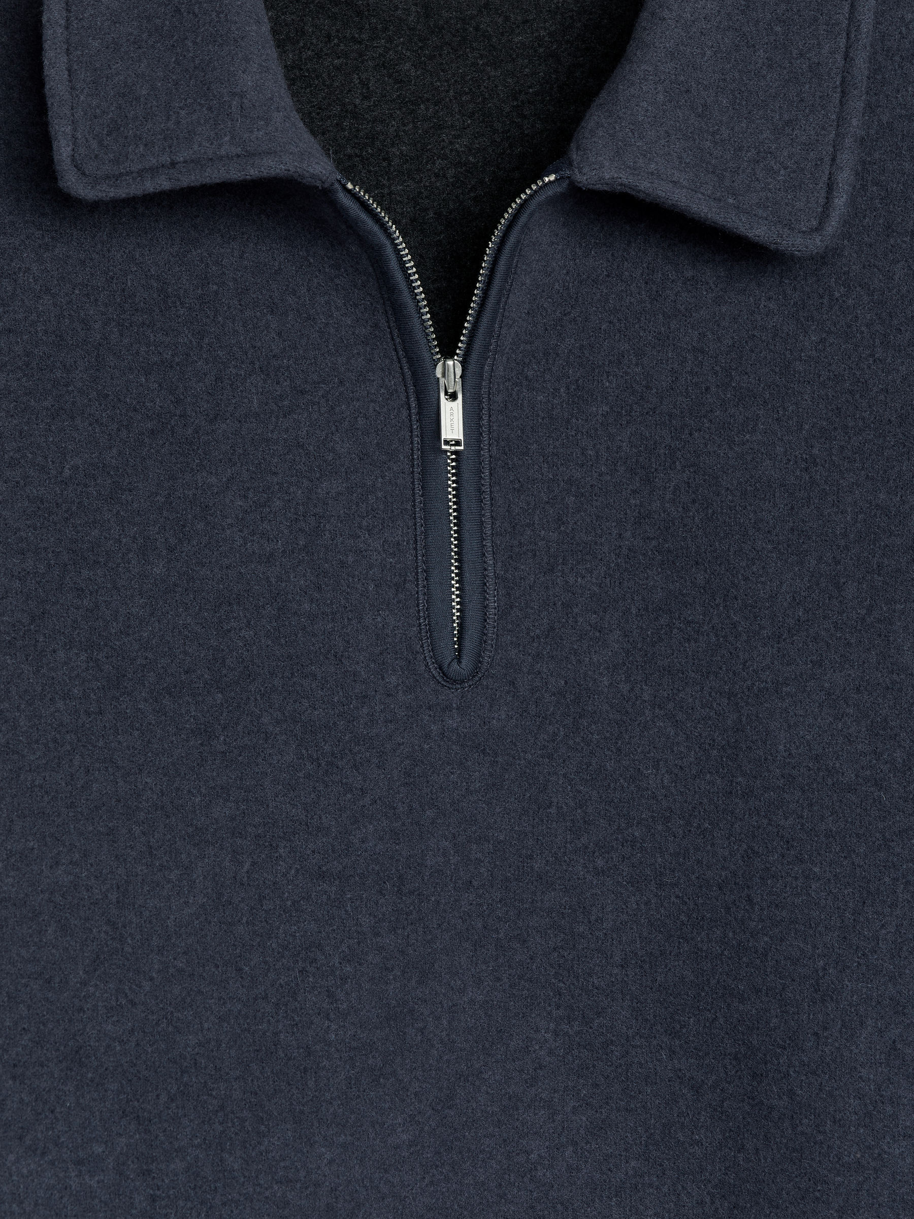 Sweter z zamkiem błyskawicznym do połowy - Ciemnoniebieski - Fason swobodny - Men - StillMedia/DescriptiveDetail - 2