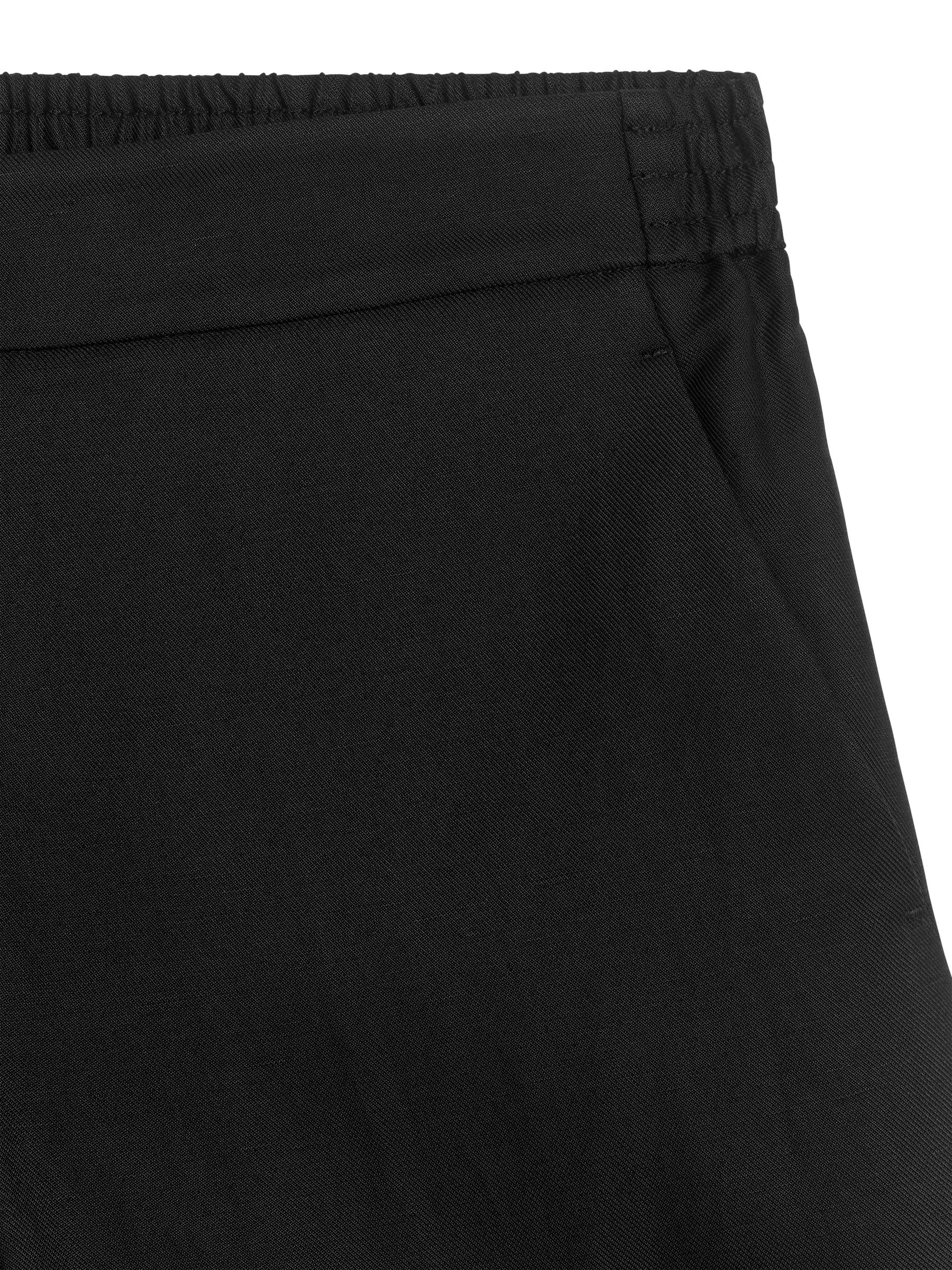 Fließende Hose aus Leinenmischung - Schwarz - Regular Fit - Damen - StillMedia/DescriptiveDetail - 2