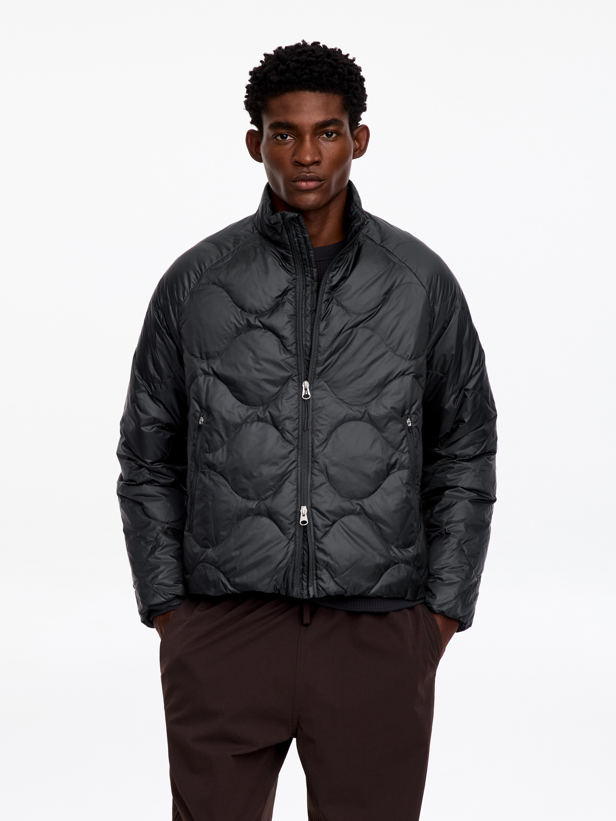 Ultralight Down Jacket - Dark Grey - Regular fit - men - StillMedia/Lookbook - 3