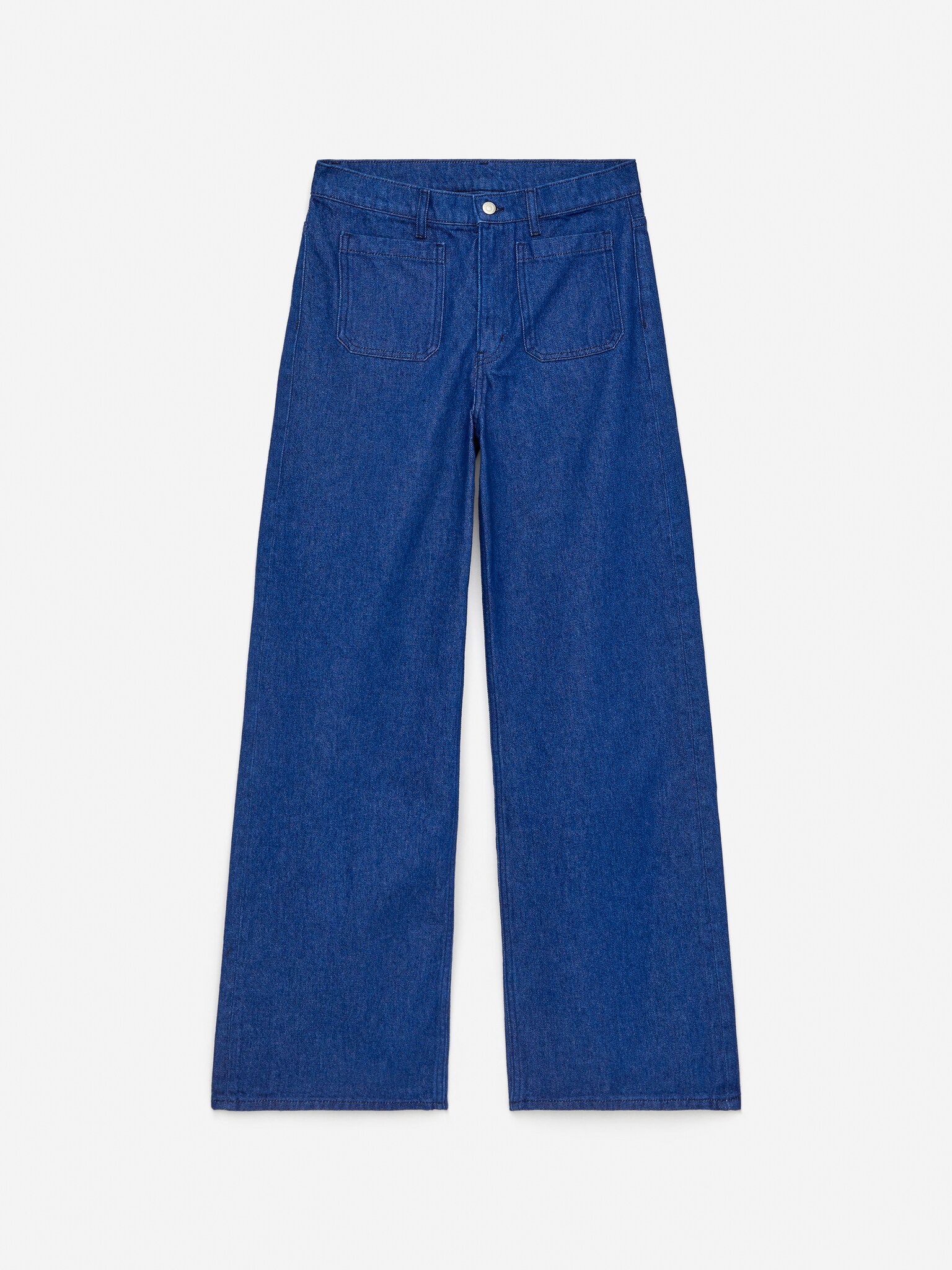 Blugi evazați LUPINE - Albastru/Albastru/Bej/Blue/Black/Albastru mediu