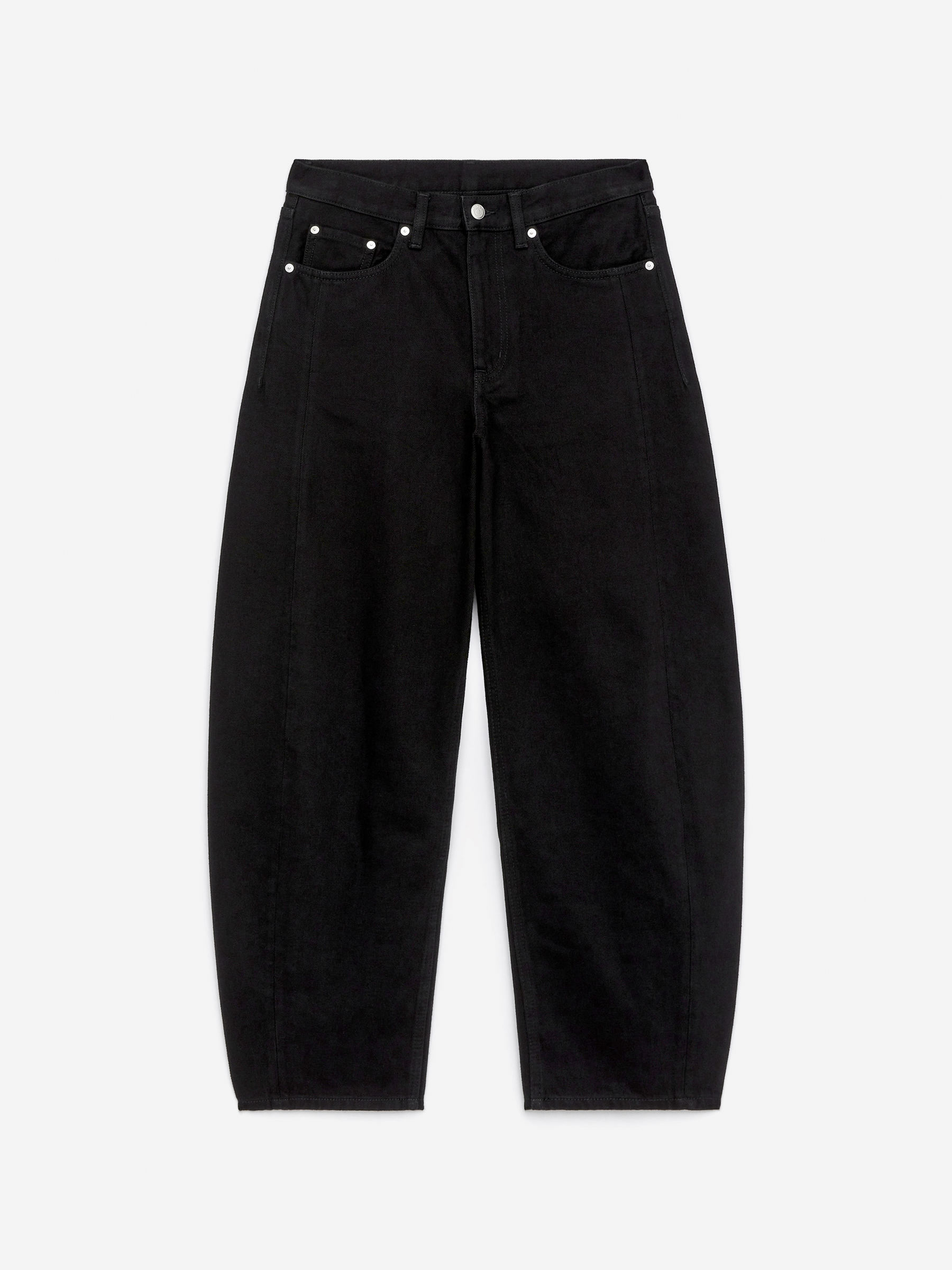BLOOM Barrel Jeans-#000000-16904