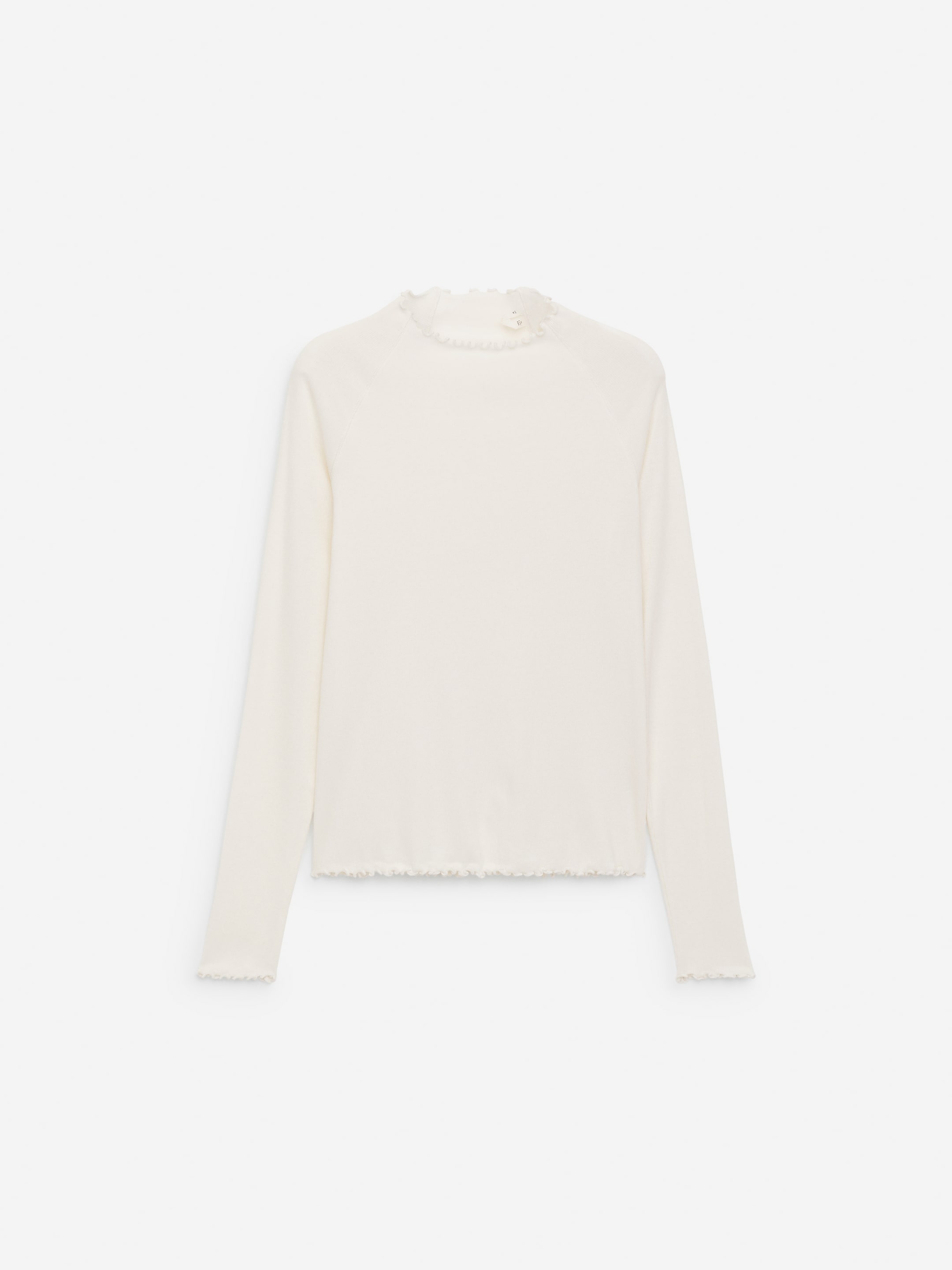Ver imagen más grande: Camiseta de manga larga babylock - Blanco roto - MUJER | H&M ES 5