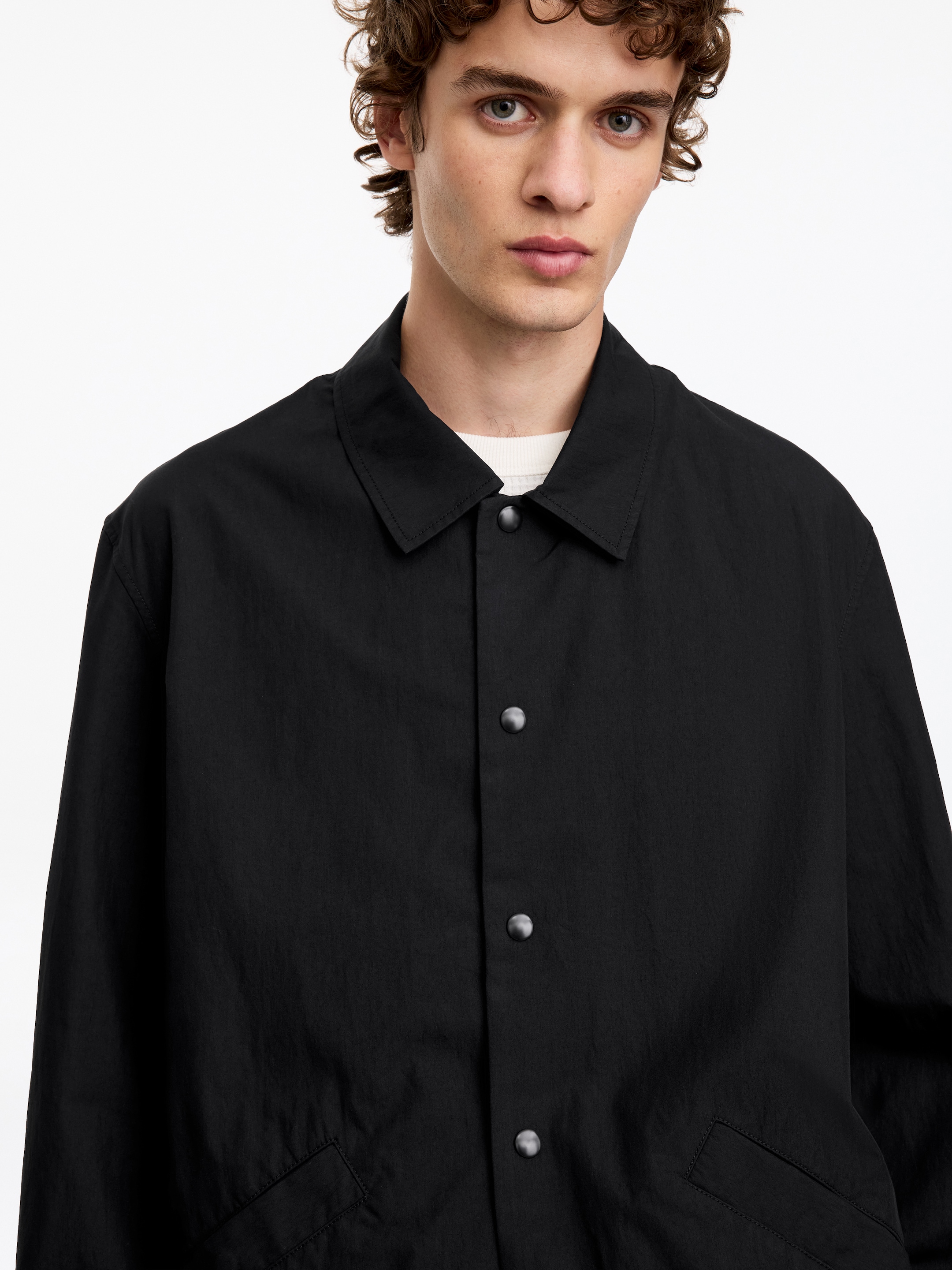 ARKET ACTIVE Coachjacke - Schwarz - Regular Fit - men - StillMedia/Lookbook - 5