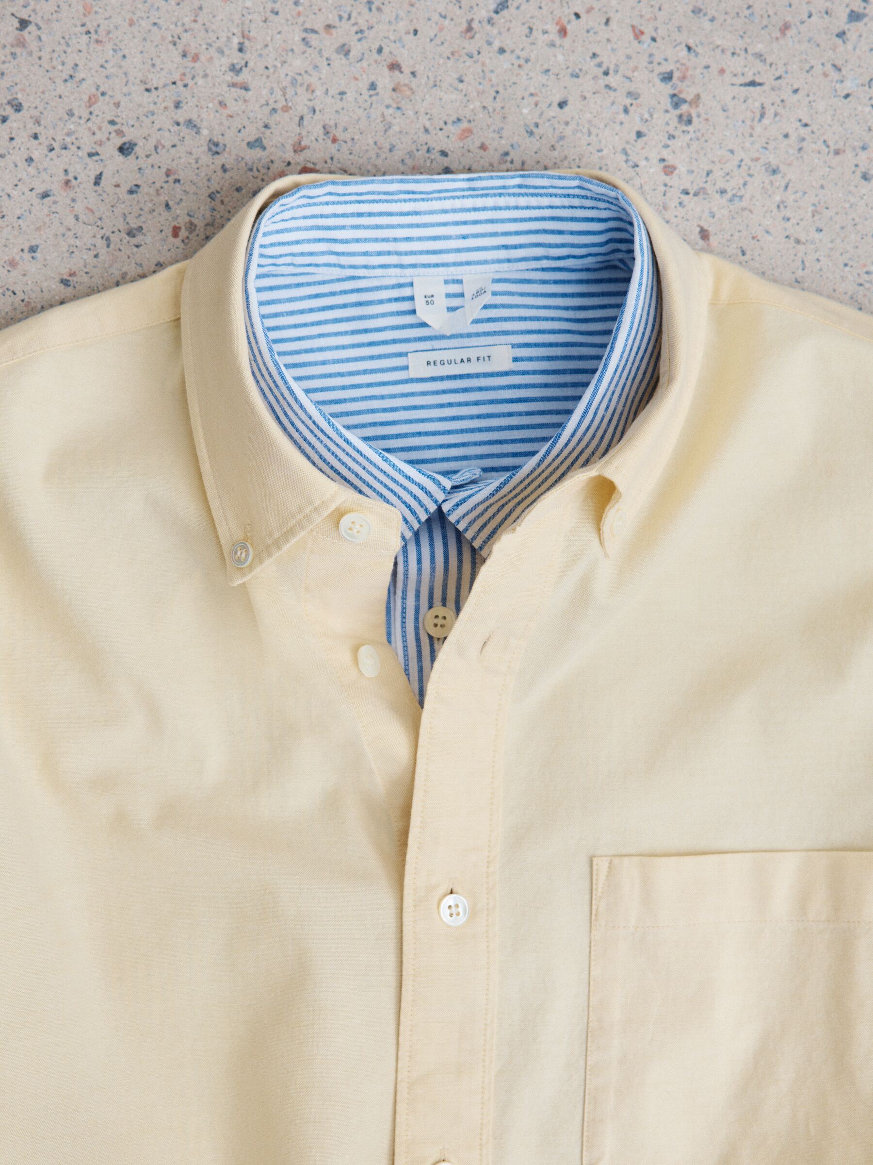 Chemise Oxford-#E5D88E-18488