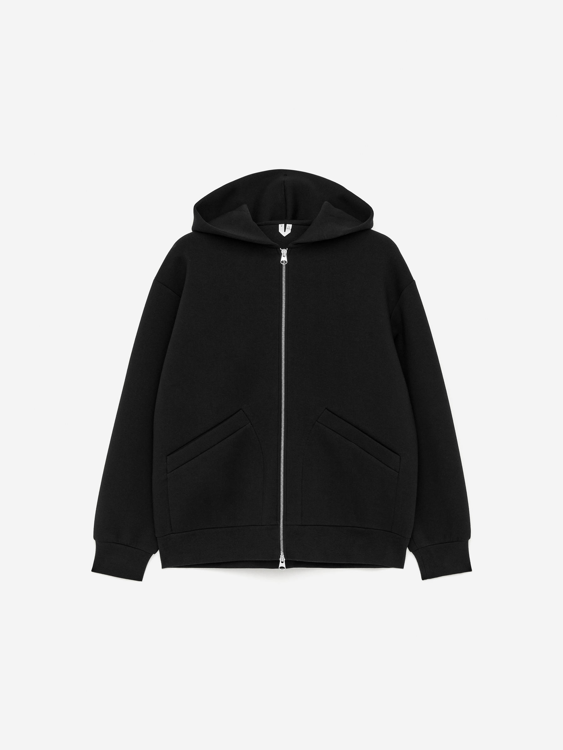 Scuba Zip Hoodie - Black - Relaxed fit - Men - StillMedia/DescriptiveStillLife - 1
