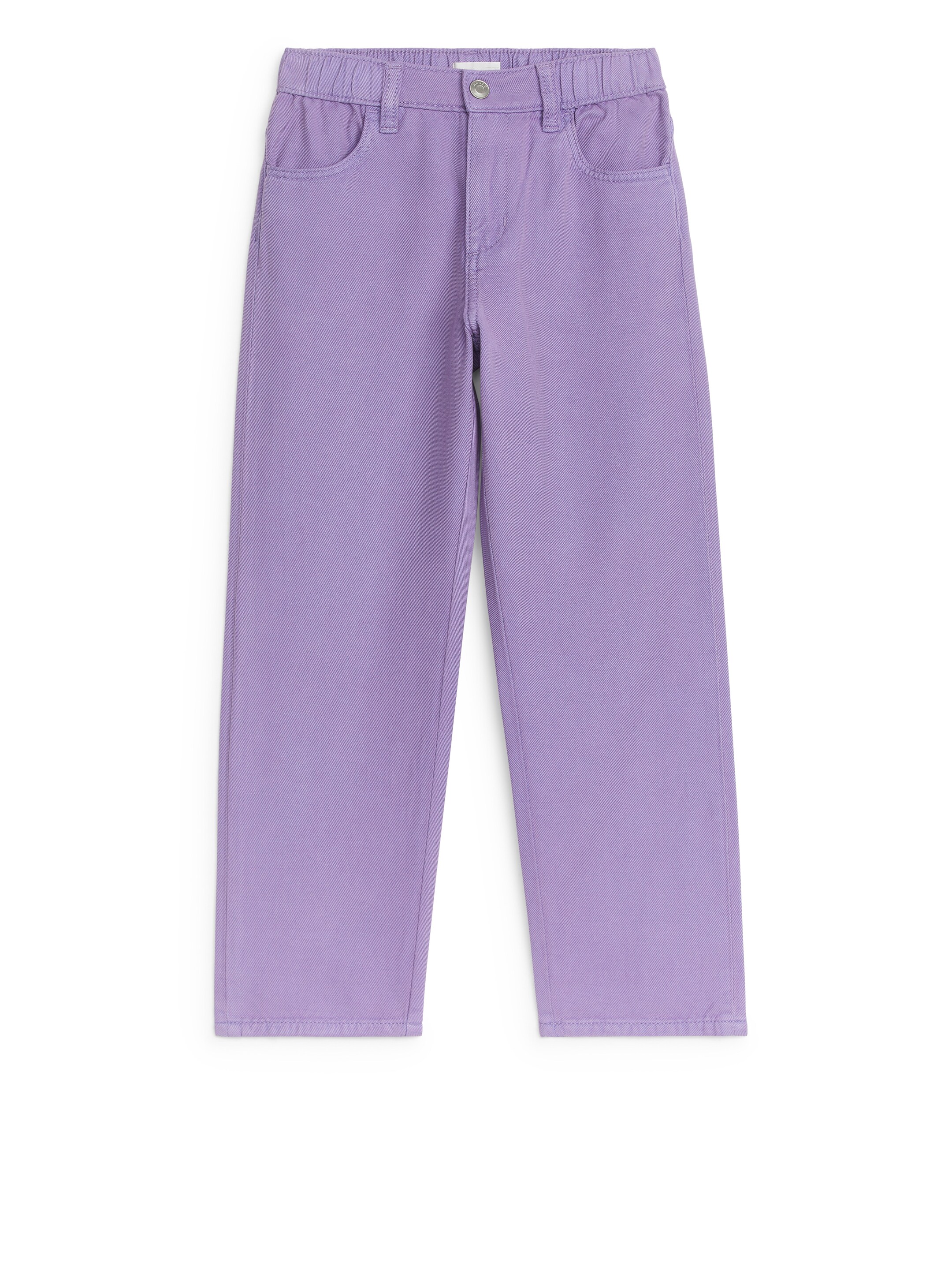 Ingrandisci l'immagine: Pull-On Denim Trousers - Lilac - BAMBINO | H&M CH 1