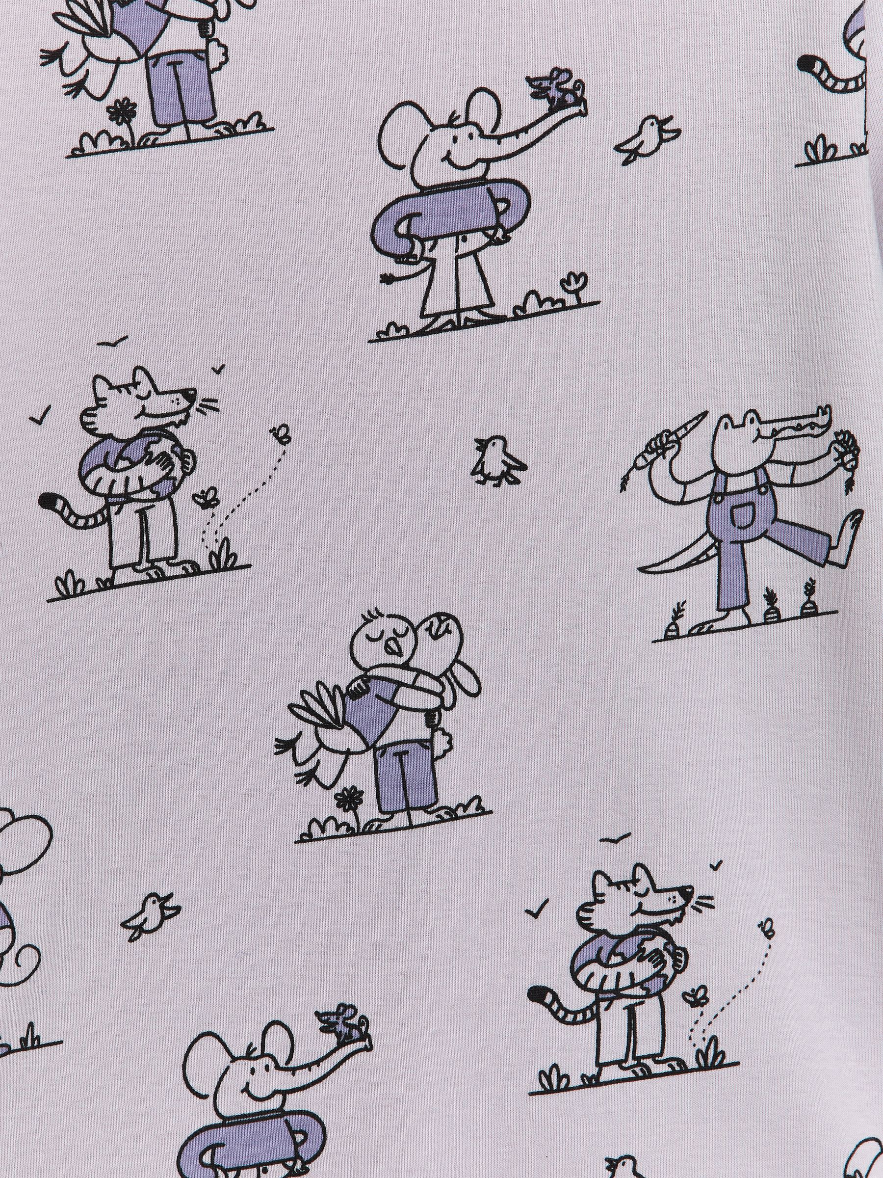 Jersey-Pyjama - Flieder - Regular Fit - Kinder - StillMedia/DescriptiveDetail - 2