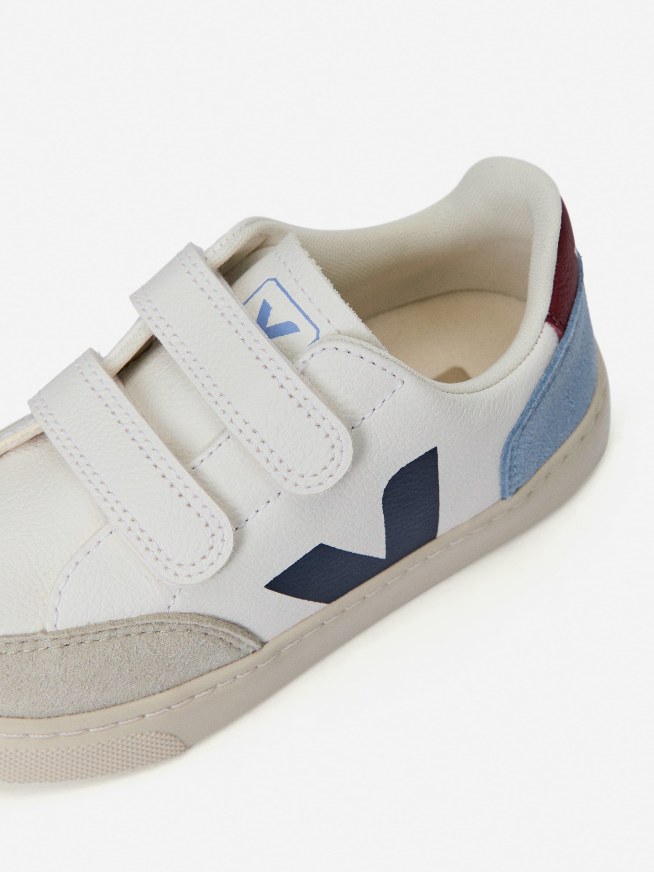 Veja V-12 Junior Trainers - Off White/Blue - Children - StillMedia/DescriptiveDetail - 6