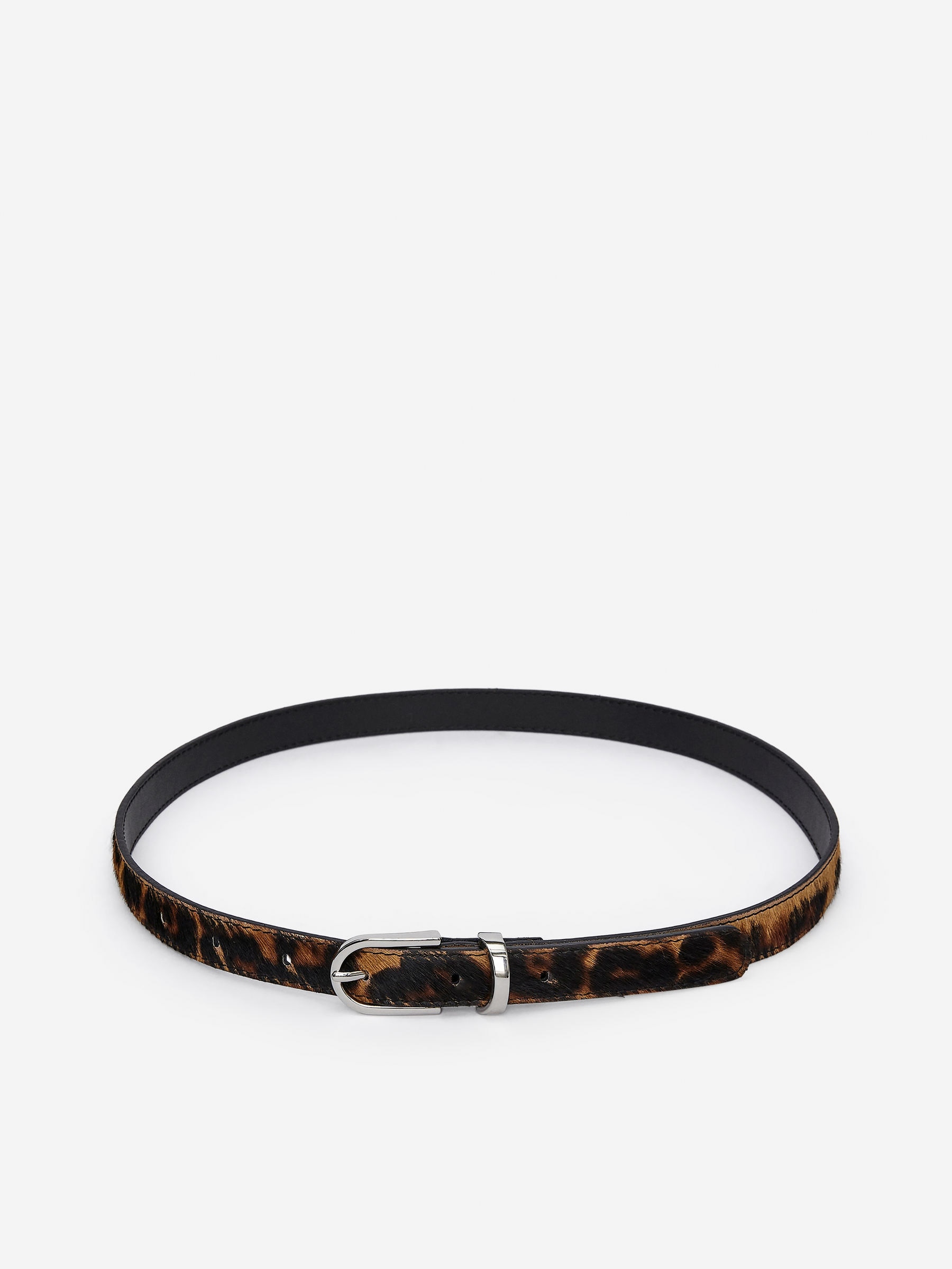 Leather Belt - Black/Beige - Women - StillMedia/DescriptiveStillLife - 2