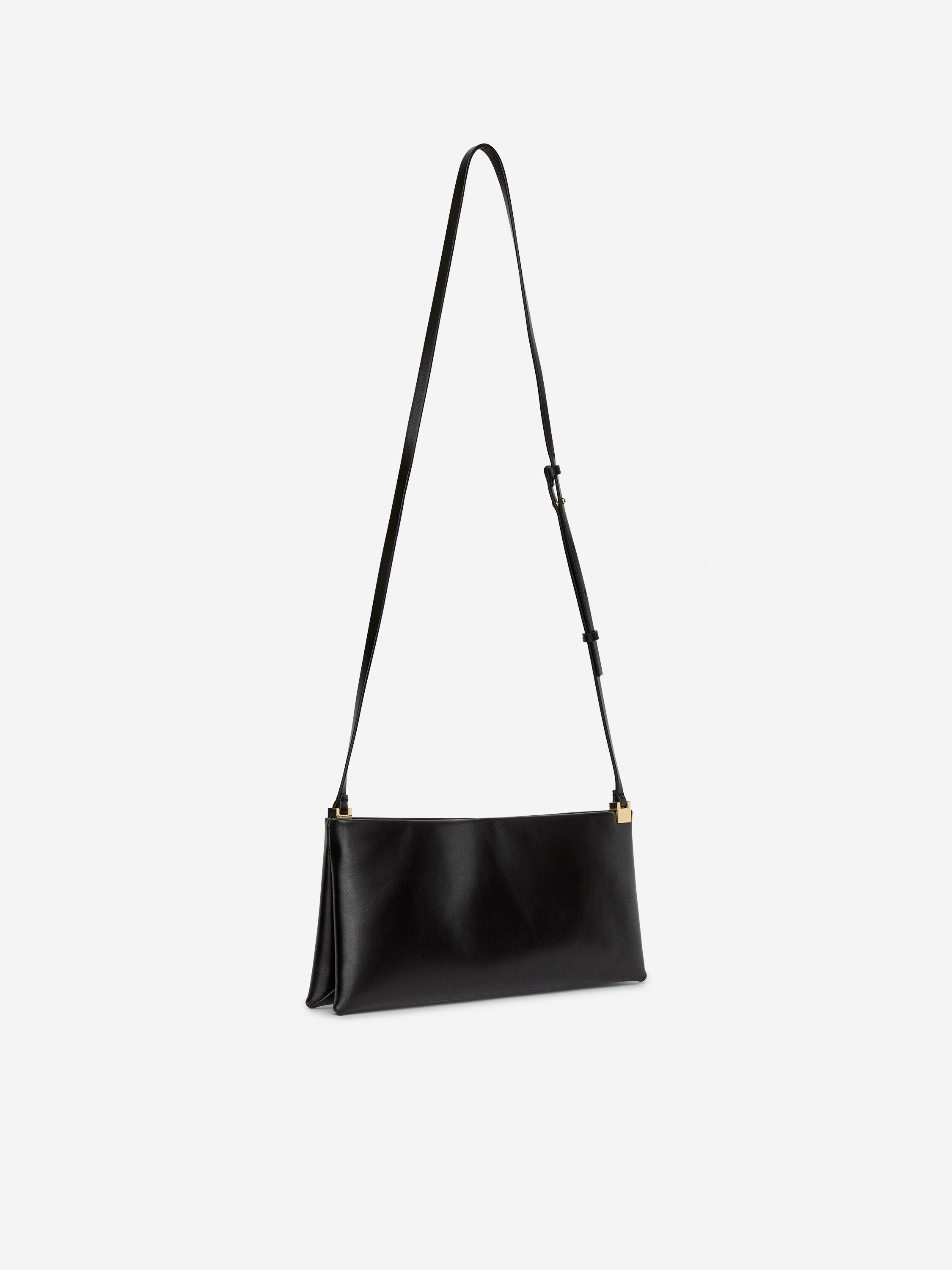 Leather Shoulder Bag – Black – Women – ARKET DK