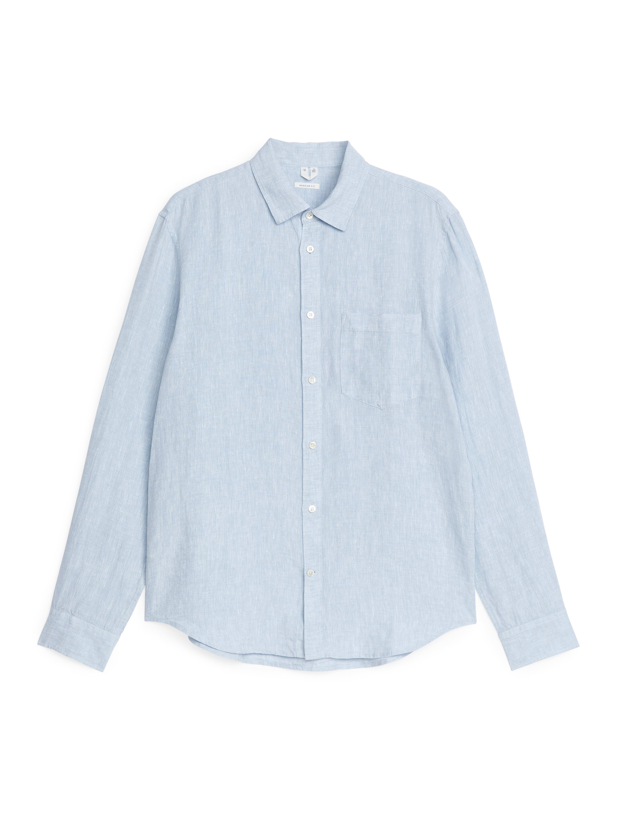 Leinenhemd mit normaler Passform - Hellblau - Regular Fit - Herren - StillMedia/DescriptiveStillLife - 2
