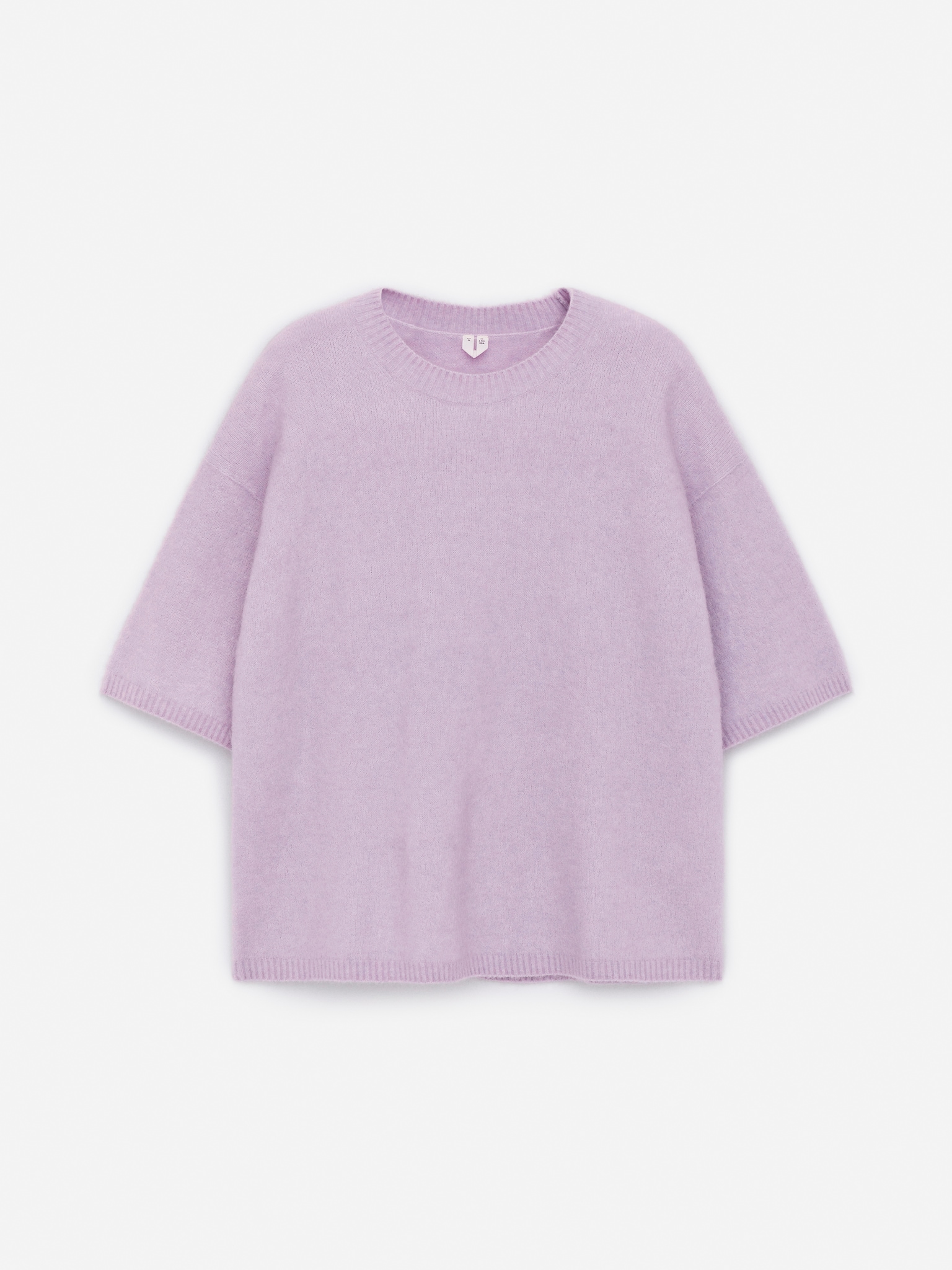 Pullover aus Alpakawolle und Wolle - Lila/Rosa/Khaki/Dunkelblau - 1