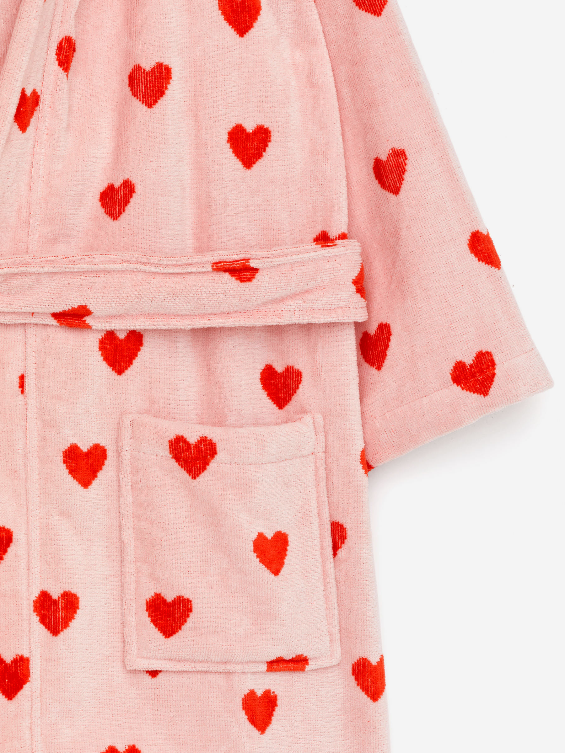 Peignoir en molleton de coton - Rose - Regular fit - Enfant - StillMedia/DescriptiveDetail - 1