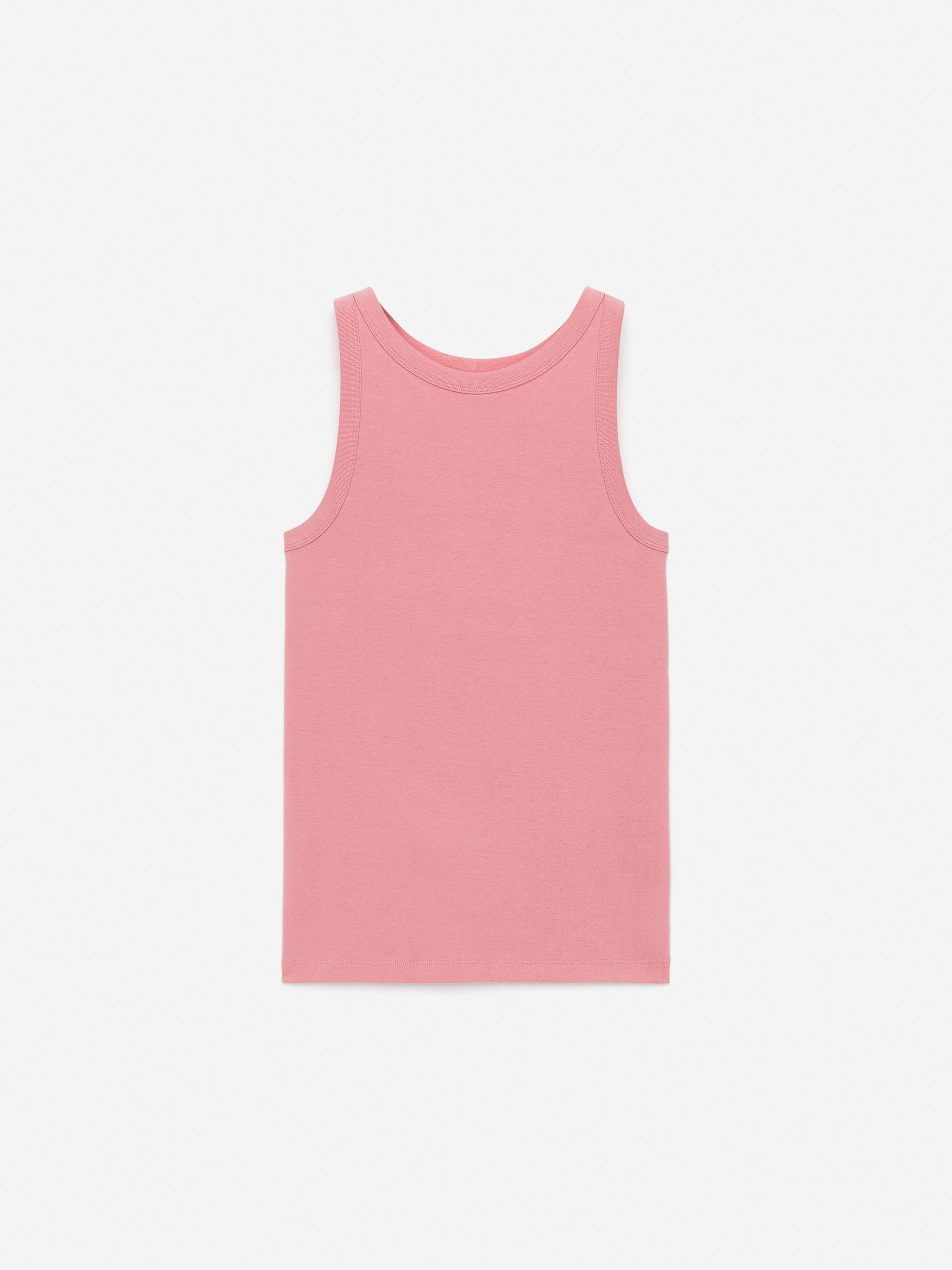 Rib Tank Top-#D99DAC-14976