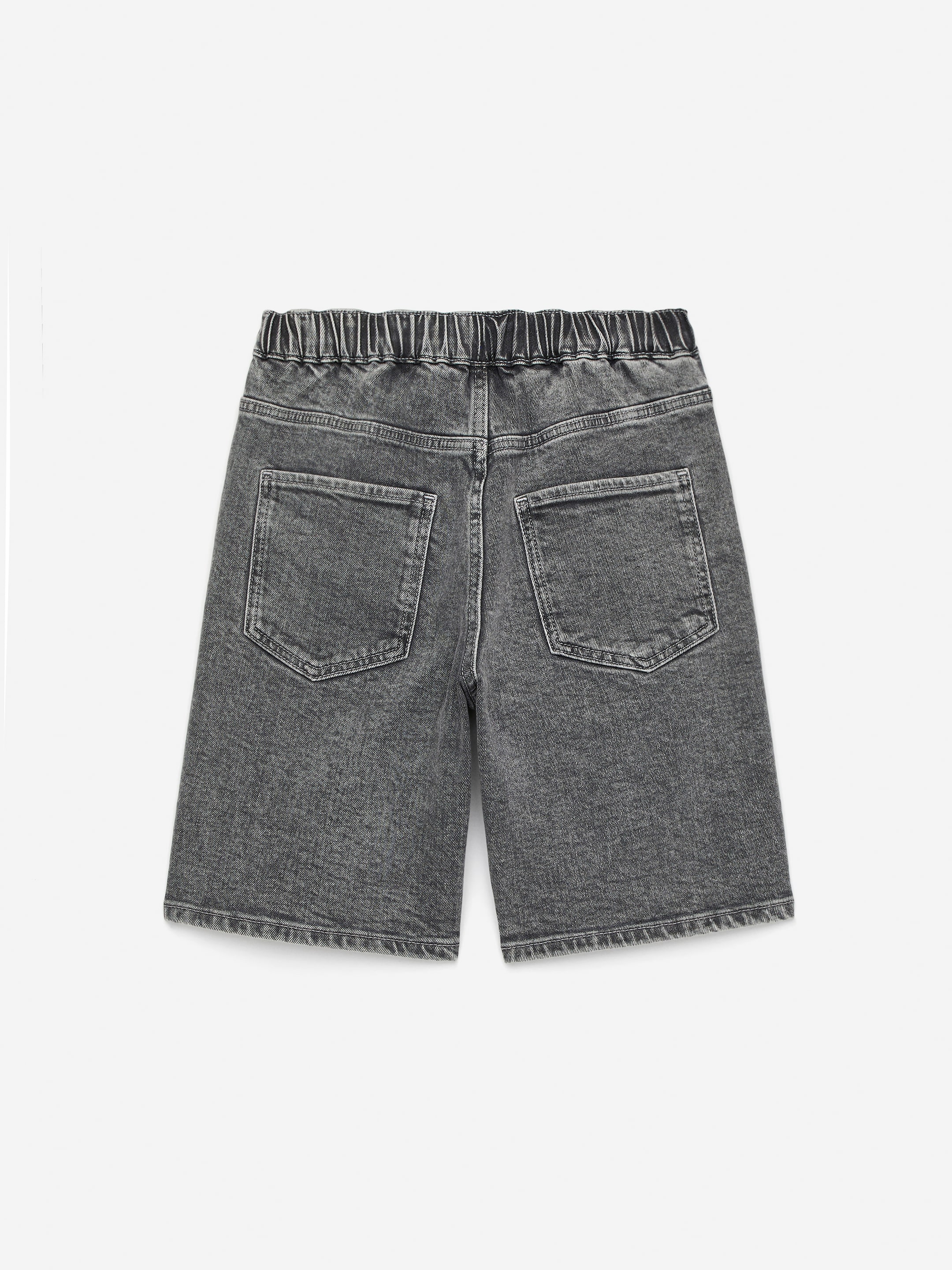 Denim Shorts - Grey - Relaxed fit - Children - StillMedia/DescriptiveStillLife - 1