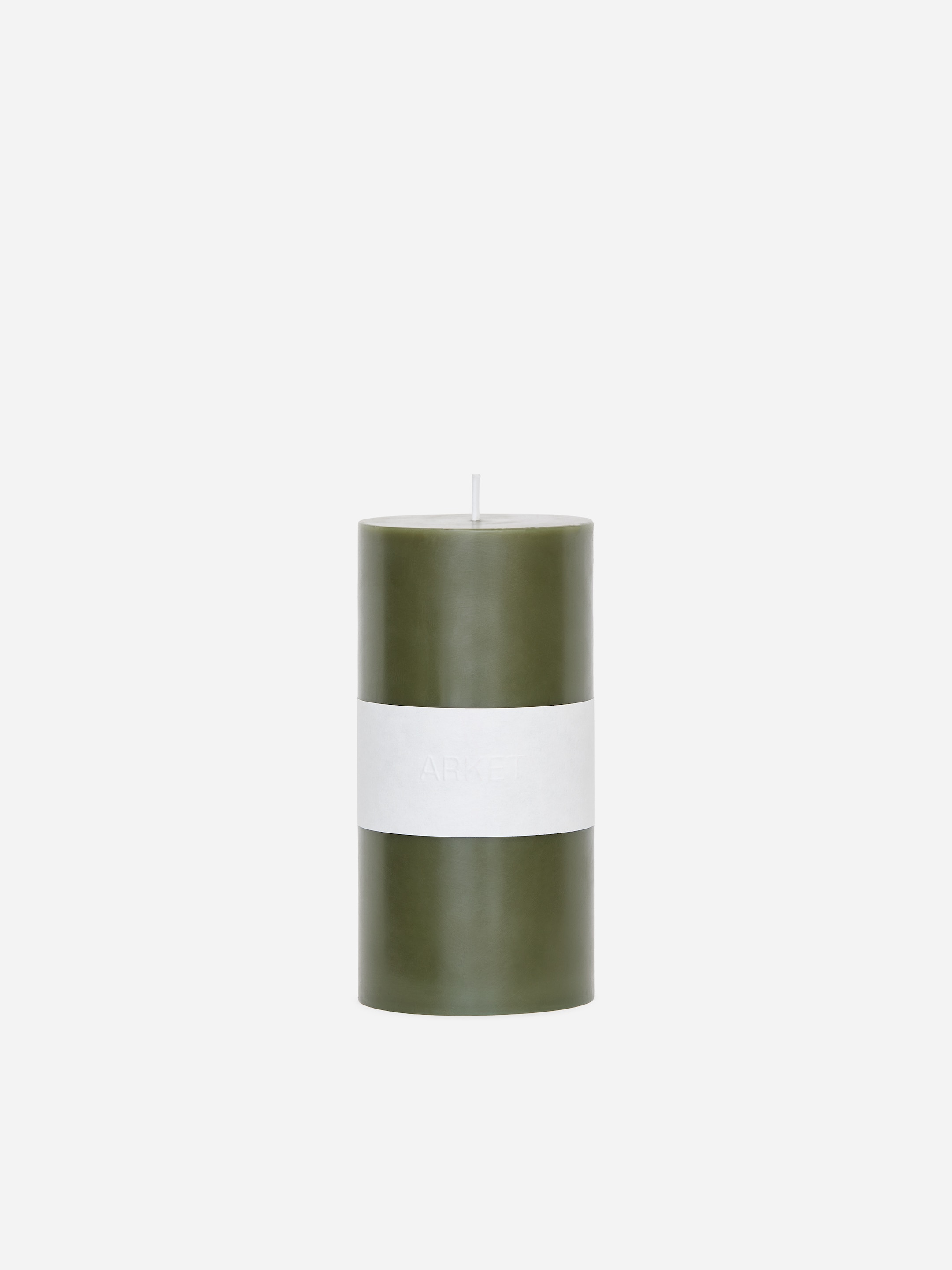 Wysoka podłużna świeca 15 cm-Green-20725