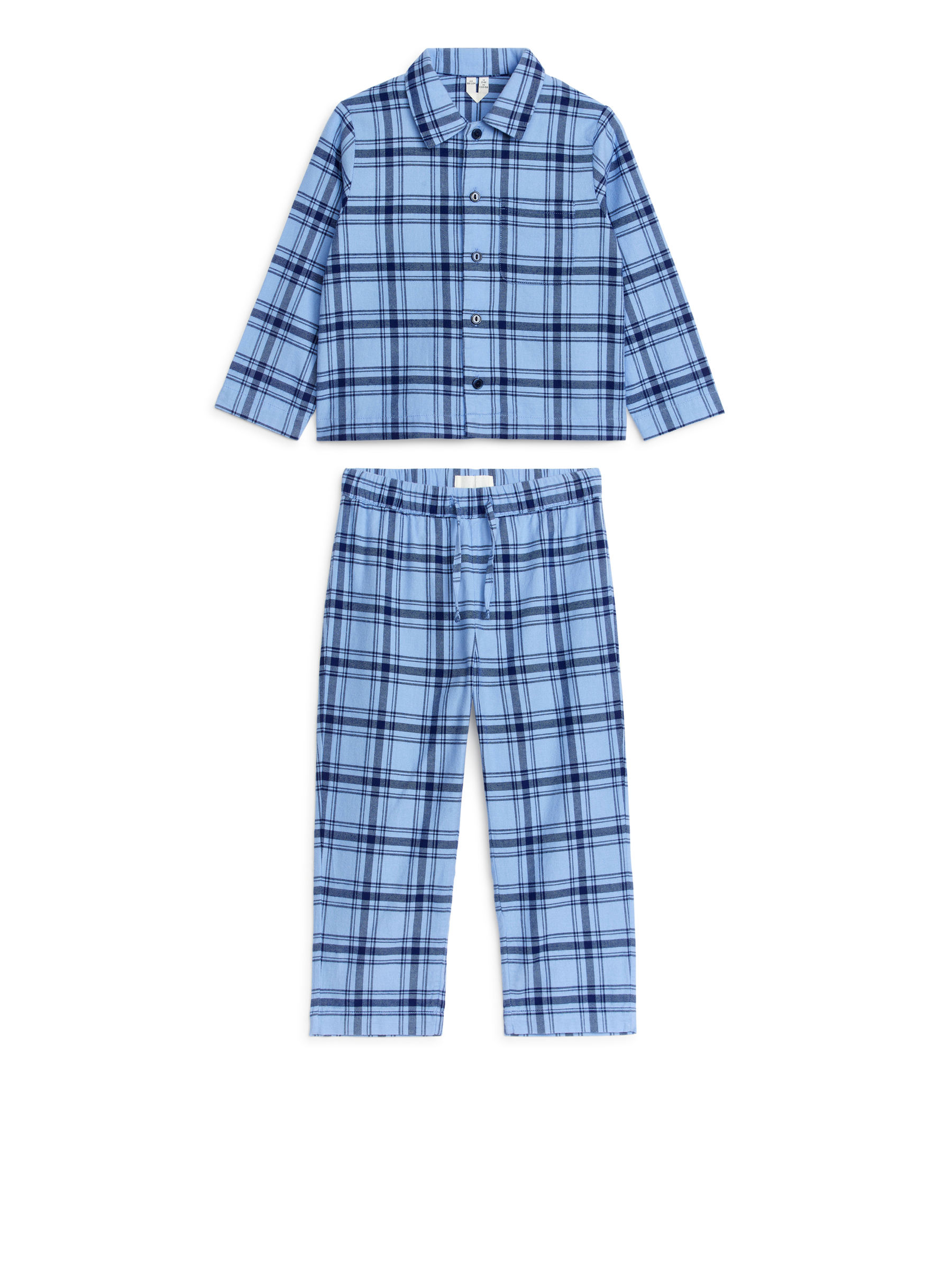 Flanellpyjama - Blau - Kinder - StillMedia/DescriptiveStillLife - 2