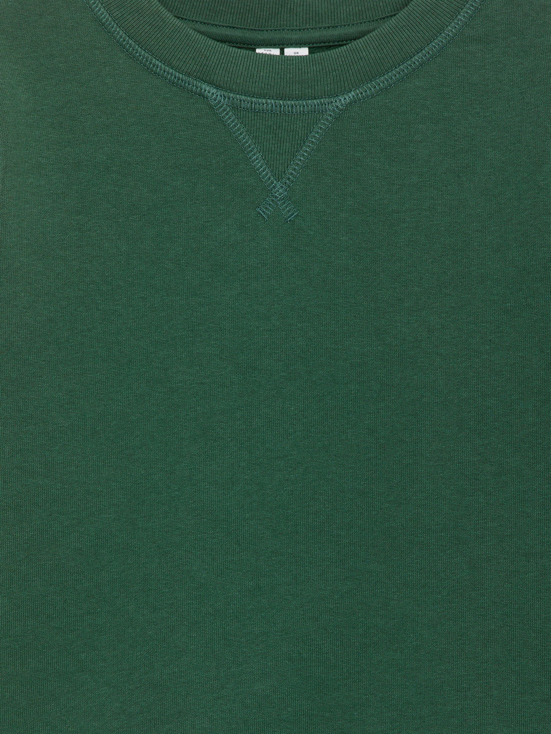 French Terry Sweatshirt - Dark Green - Regular fit - Children - StillMedia/DescriptiveDetail - 3