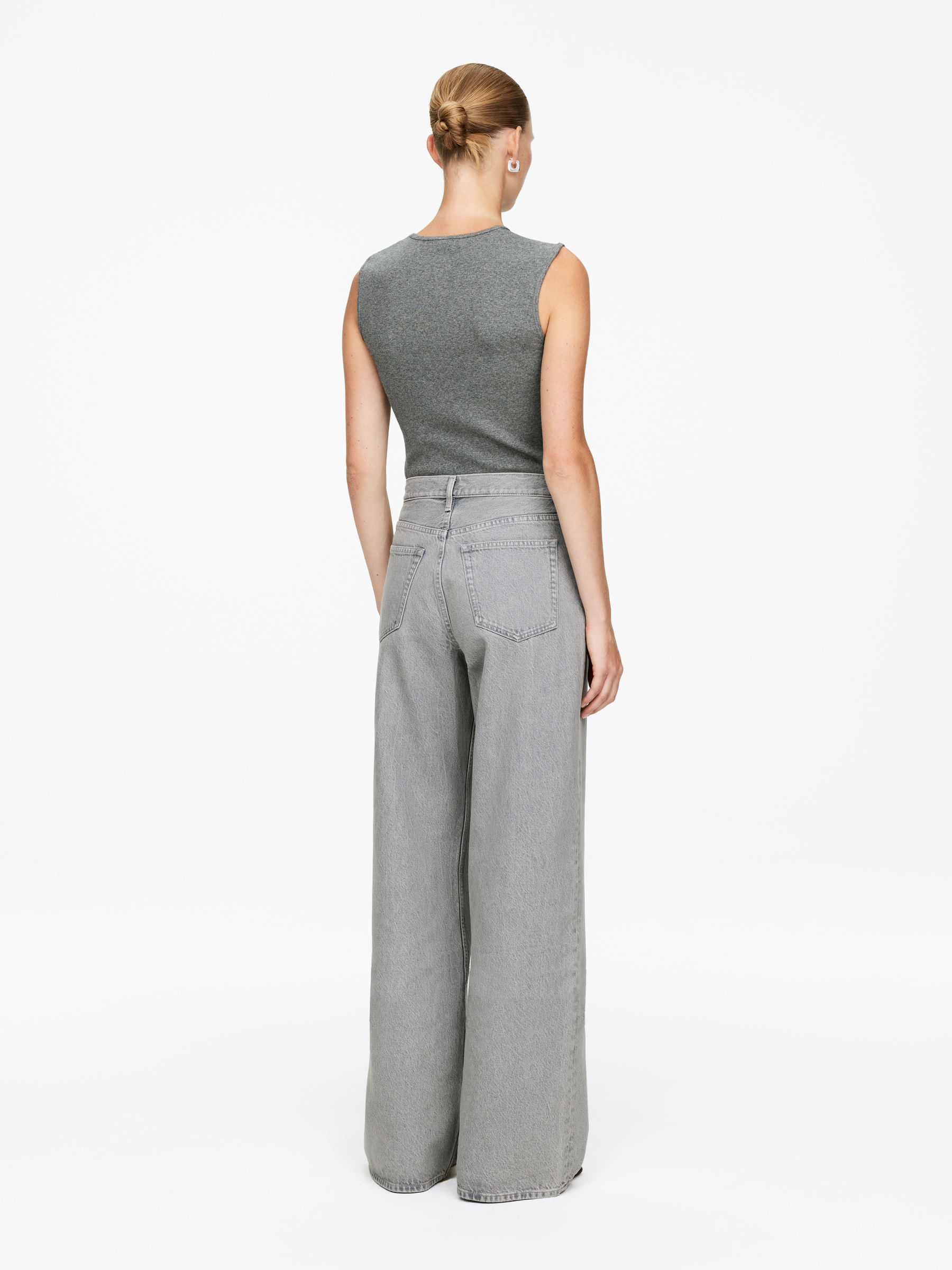 CLOUD vida jeans med lös passform - Grå - Relaxed fit - Women - StillMedia/Lookbook - 5