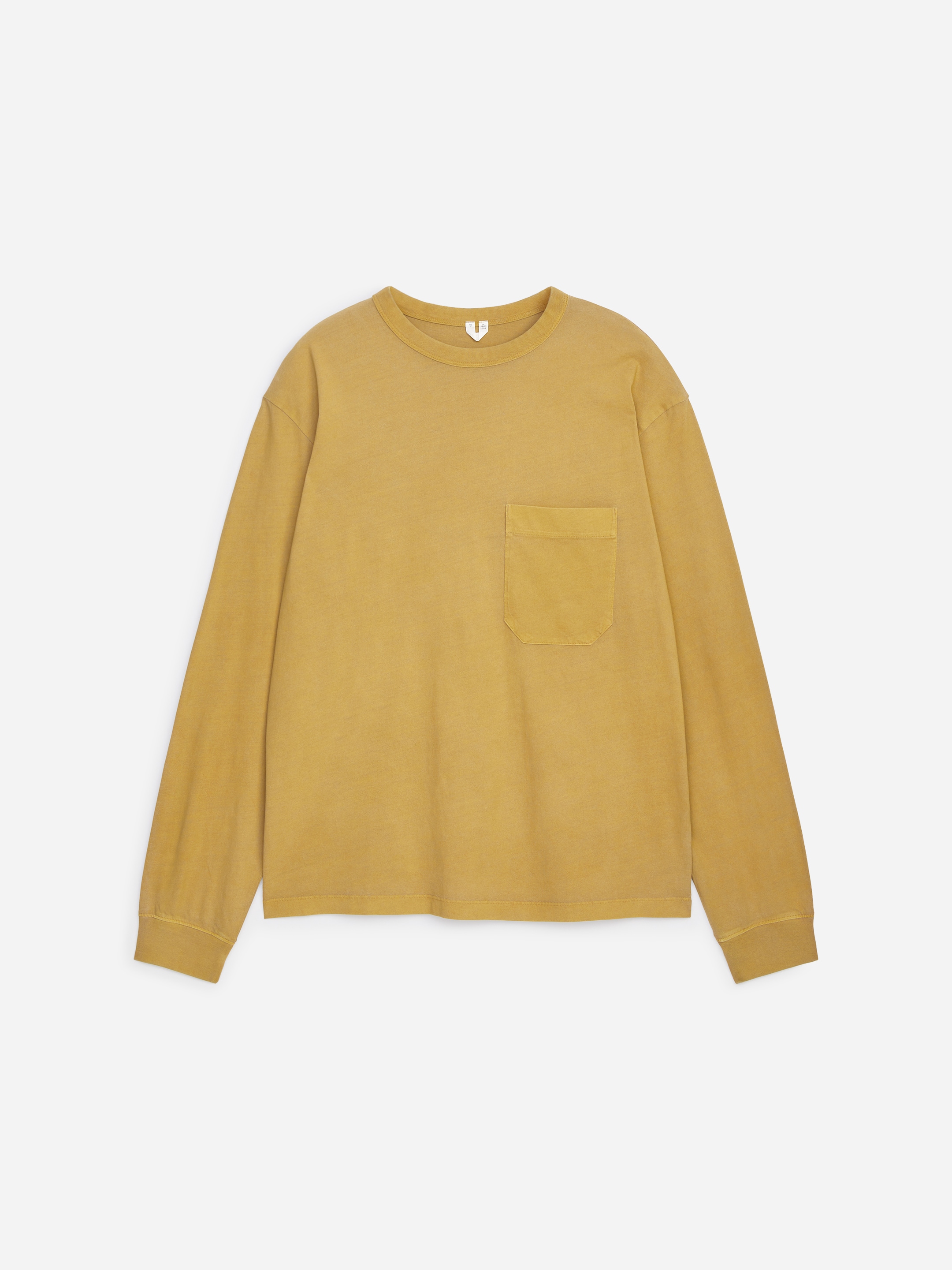Relaxed Long-Sleeve T-Shirt - Mustard - Relaxed fit - Men - StillMedia/DescriptiveStillLife - 1