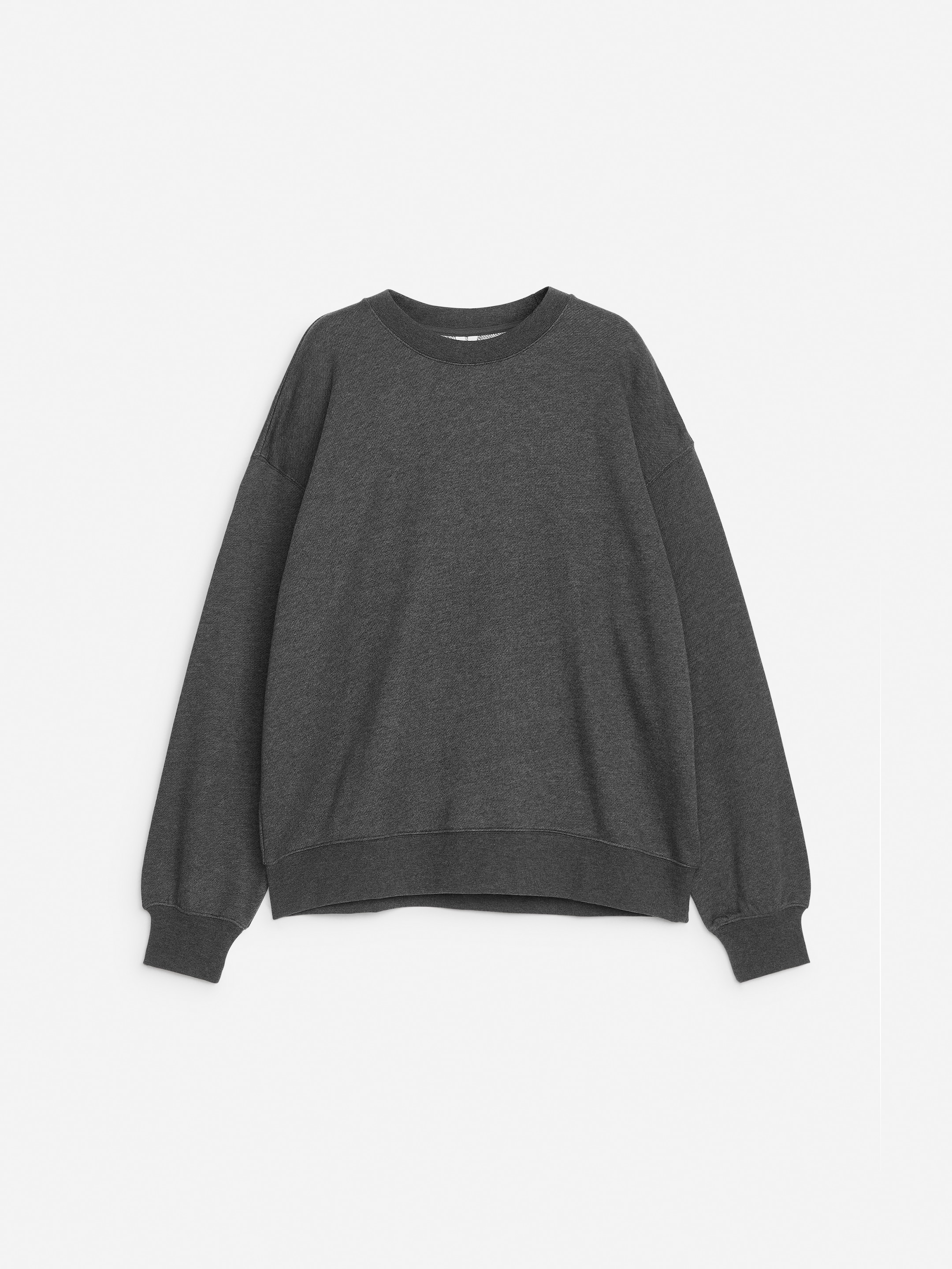 Soft Sweatshirt - Dark Grey Melange - Loose fit - Women - StillMedia/DescriptiveStillLife - 2