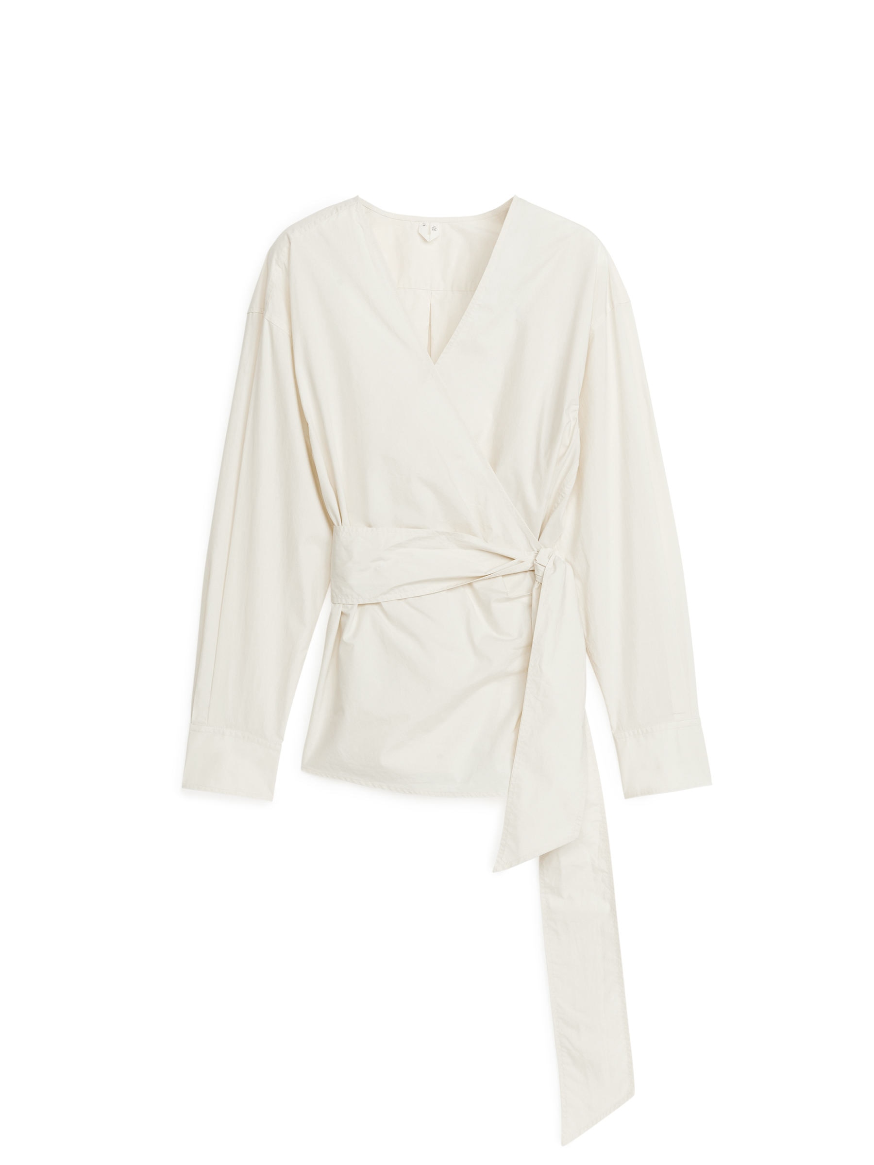 Wickelbluse aus Baumwolle - Weiß - Regular Fit - Damen - StillMedia/DescriptiveStillLife - 1