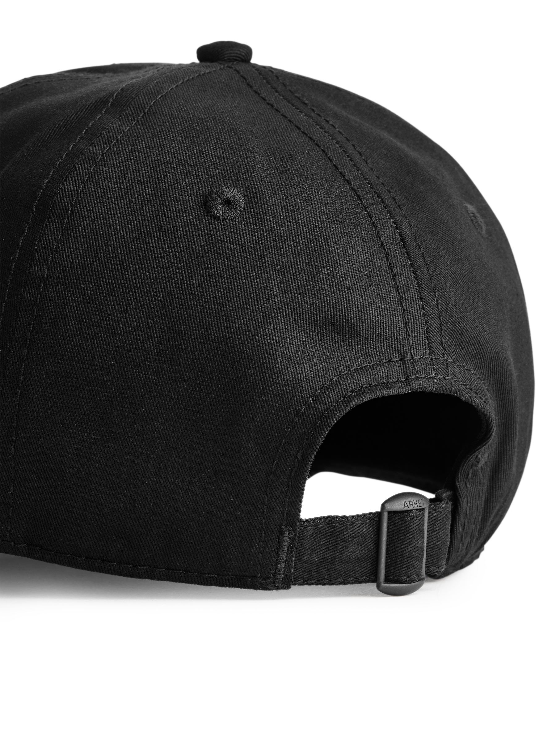Cotton Twill Cap - Black - Men - StillMedia/DescriptiveDetail - 1
