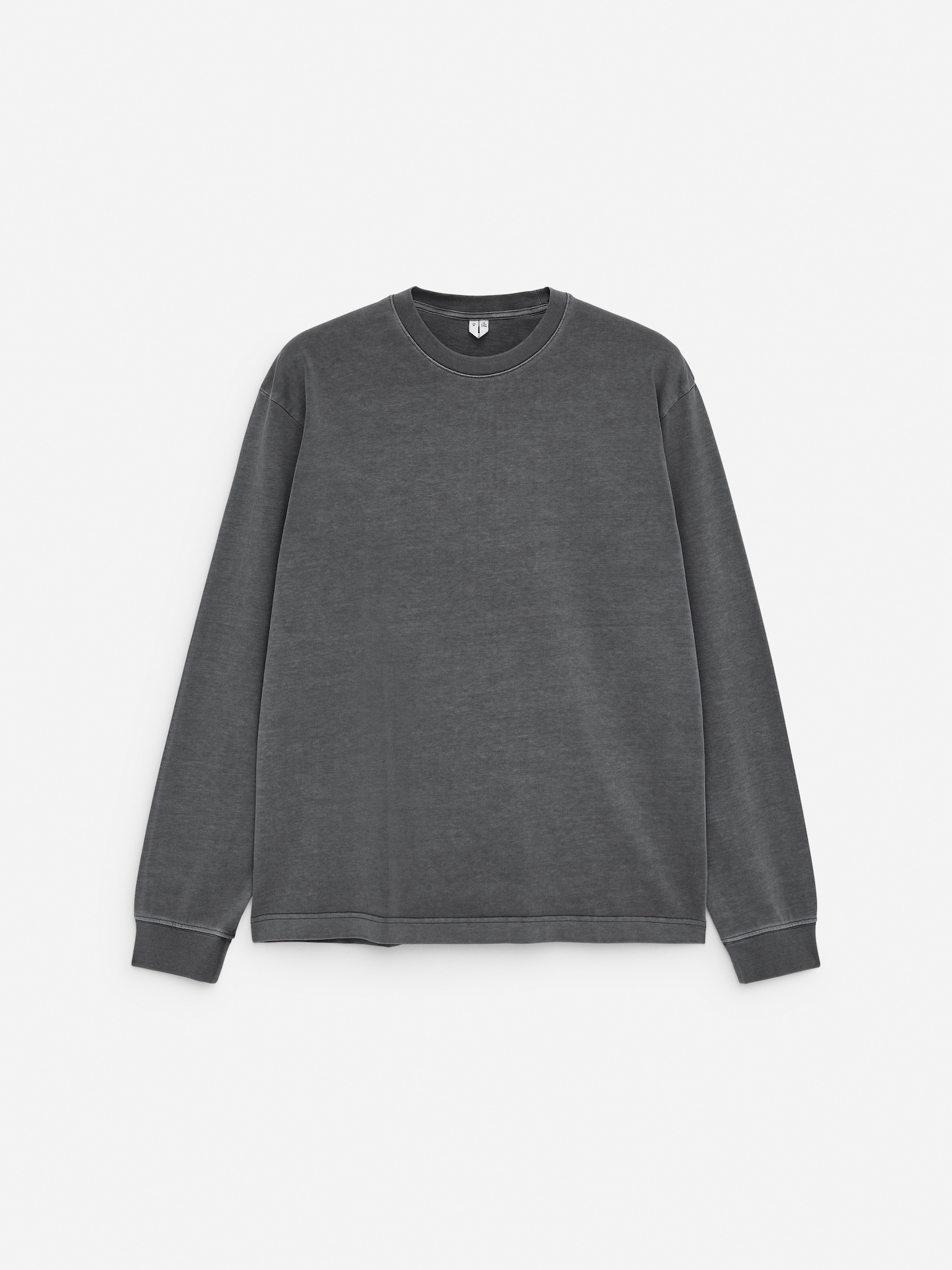 Langarmshirt - Ausgebleichtes Schwarz/Ausgebleichtes Blau/Ausgebleichtes Beige