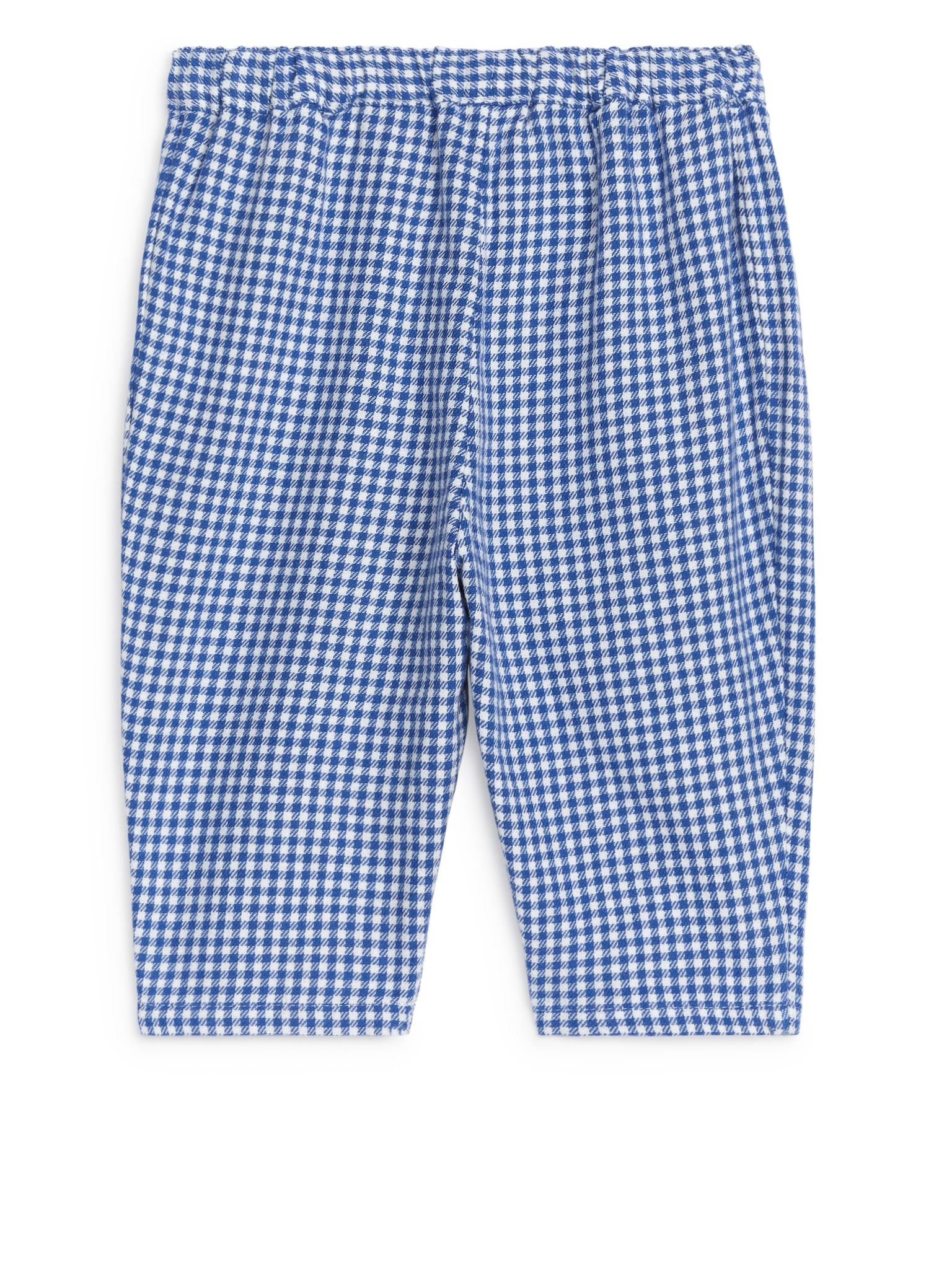 Hose aus Baumwollflanell - Weiß/Blau - 3