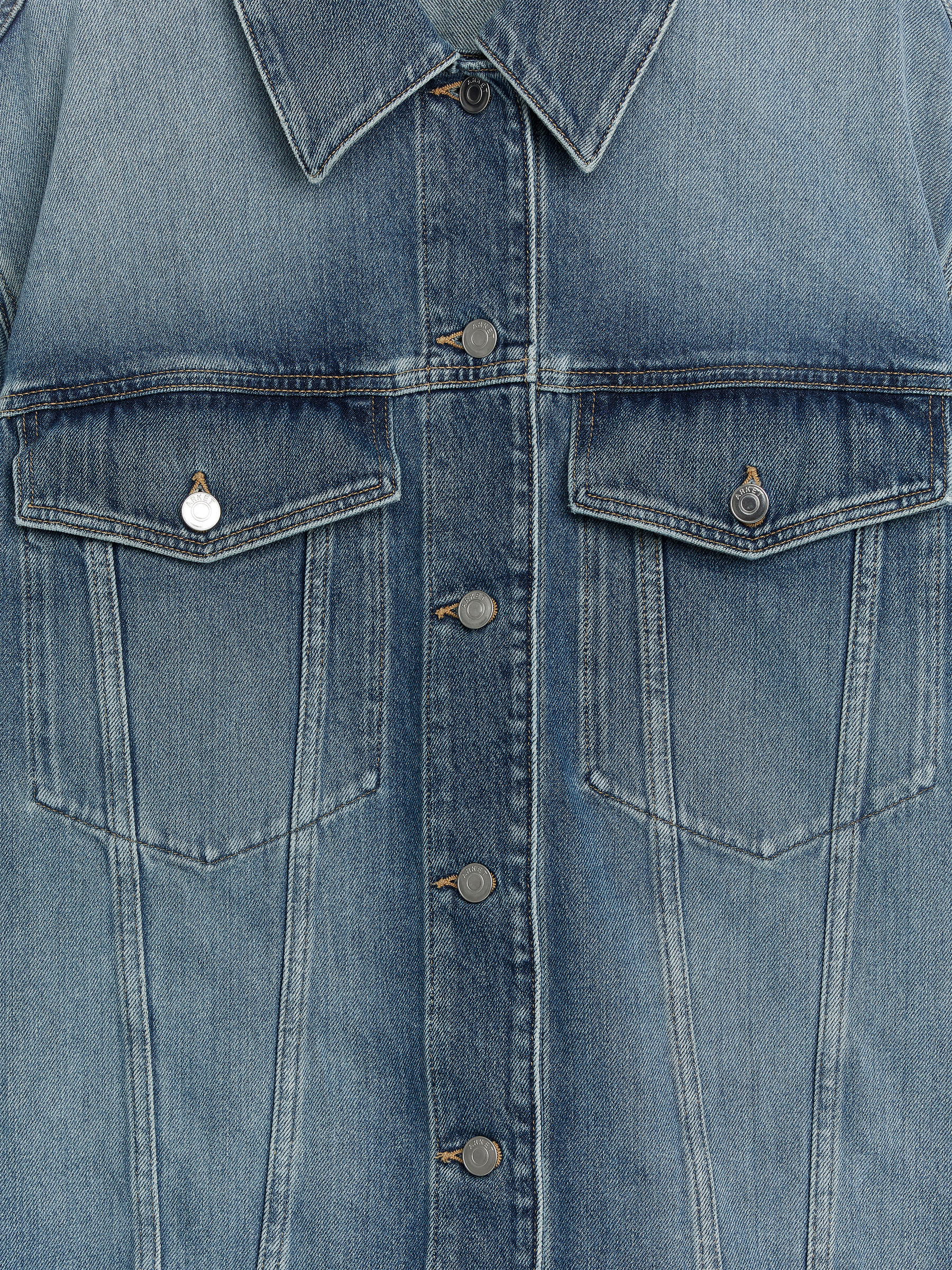 Denim-Jacke mit Bindedetail - Verwaschenes Blau - Oversize - Damen - StillMedia/DescriptiveDetail - 3