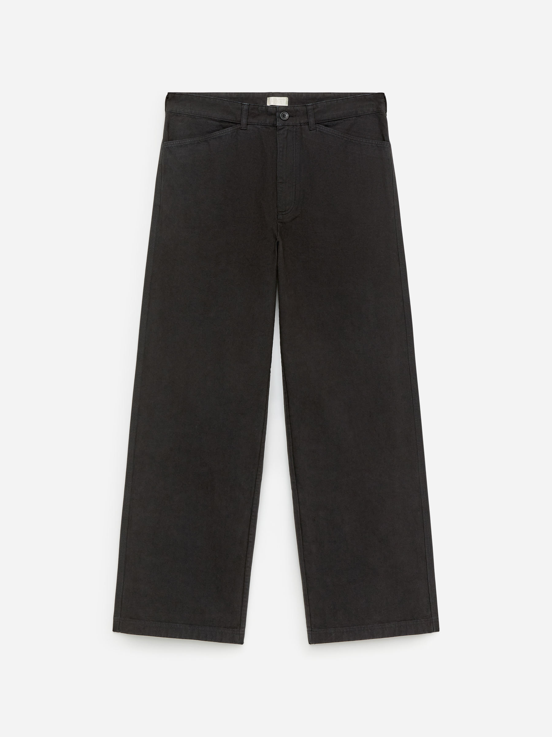 Relaxed Canvas Trousers - Black - Relaxed fit - Men - StillMedia/DescriptiveStillLife - 5