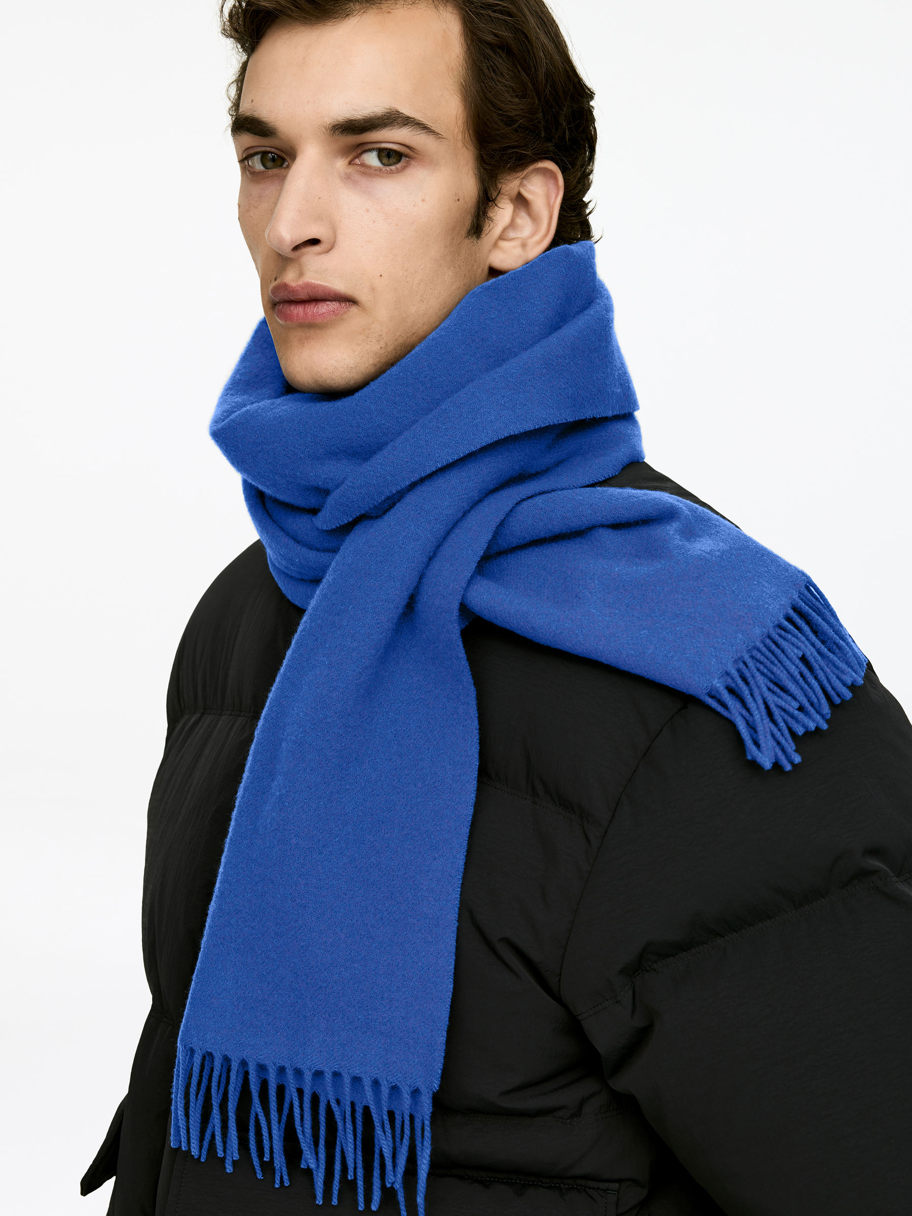 Wool Scarf - Blue - Men - StillMedia/Lookbook - 3