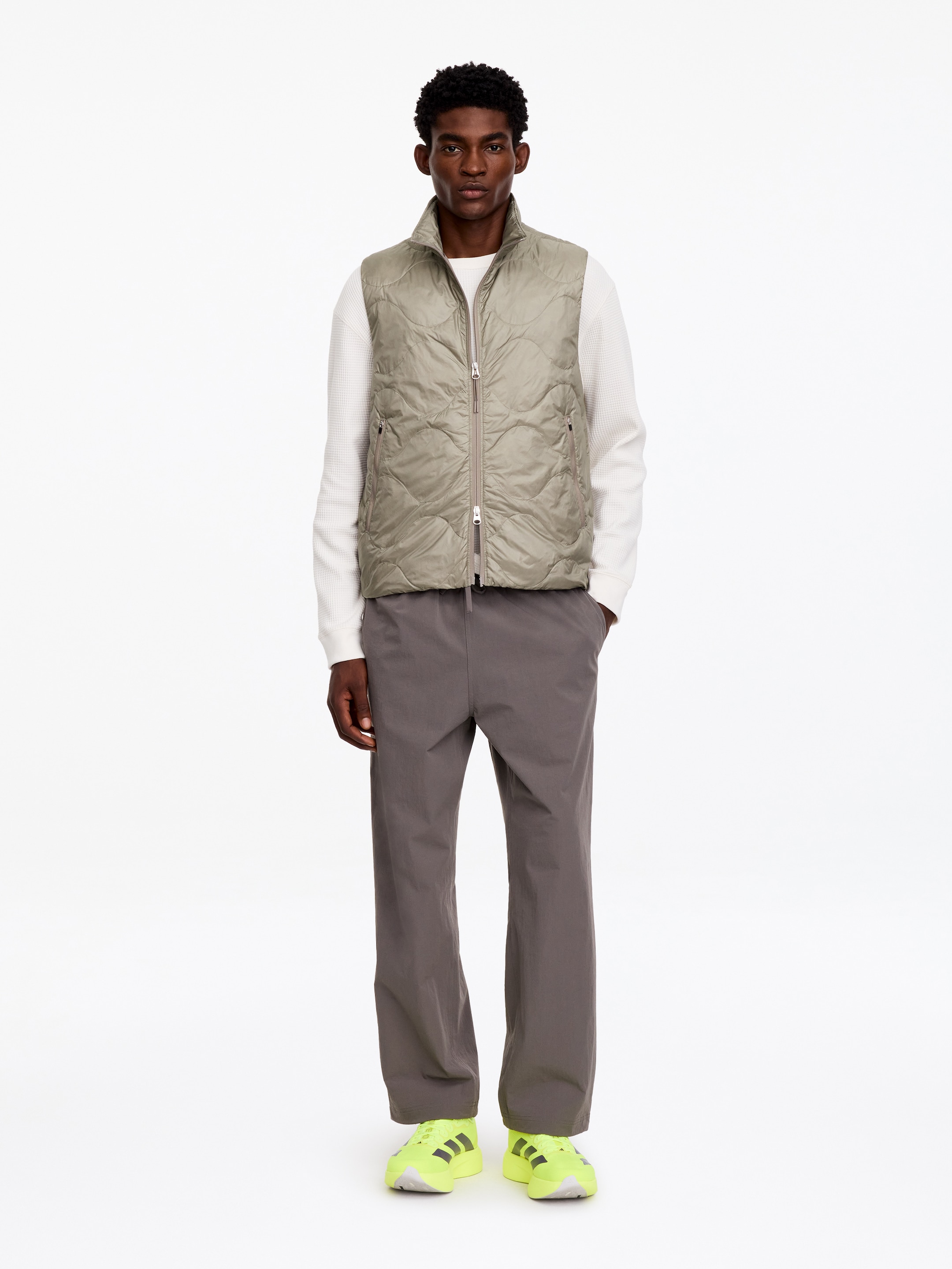 Ultralight Down Vest-Beige-20386